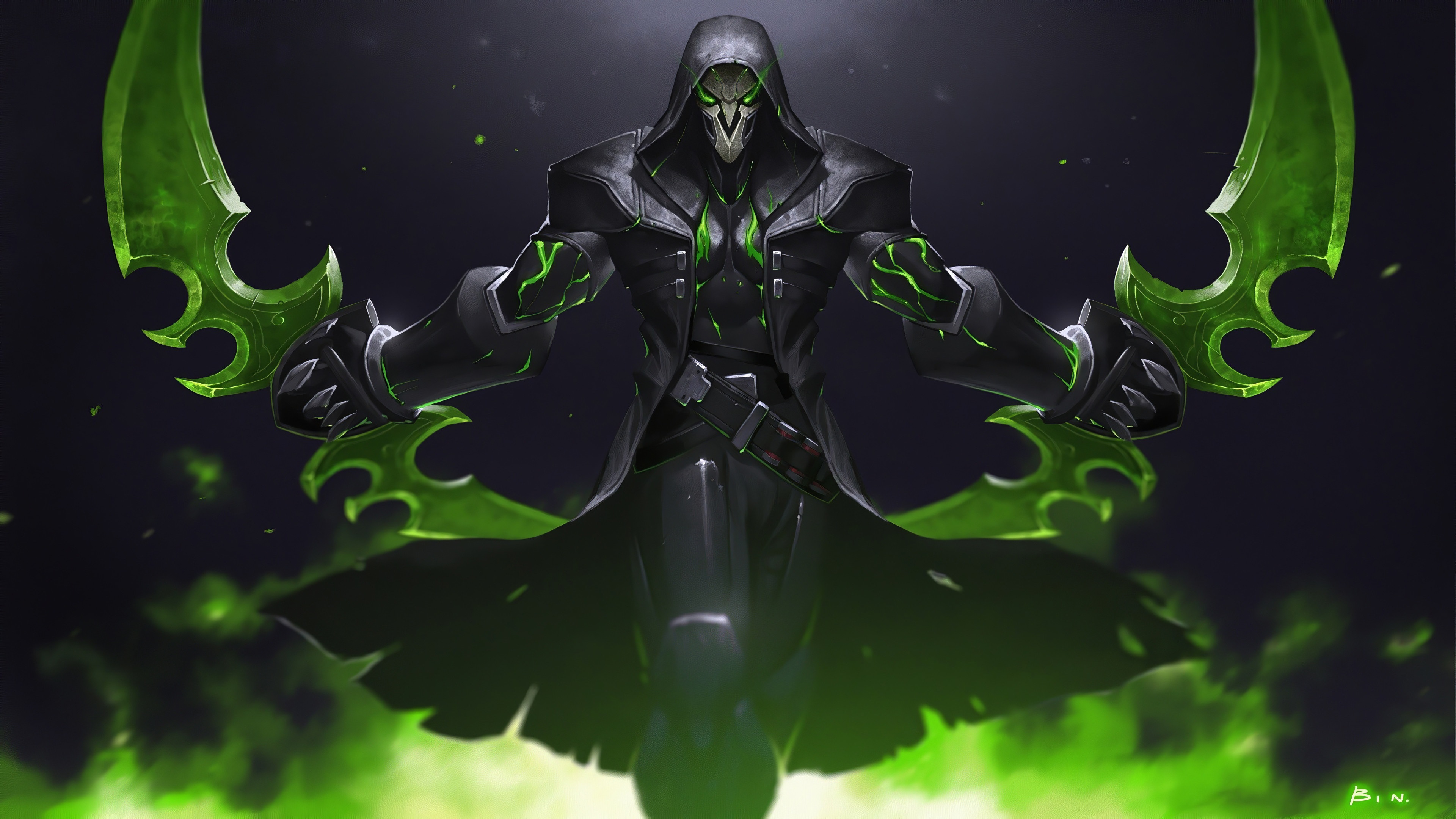 Wallpaper 4k Overwatch 2 Reaper Wallpaper