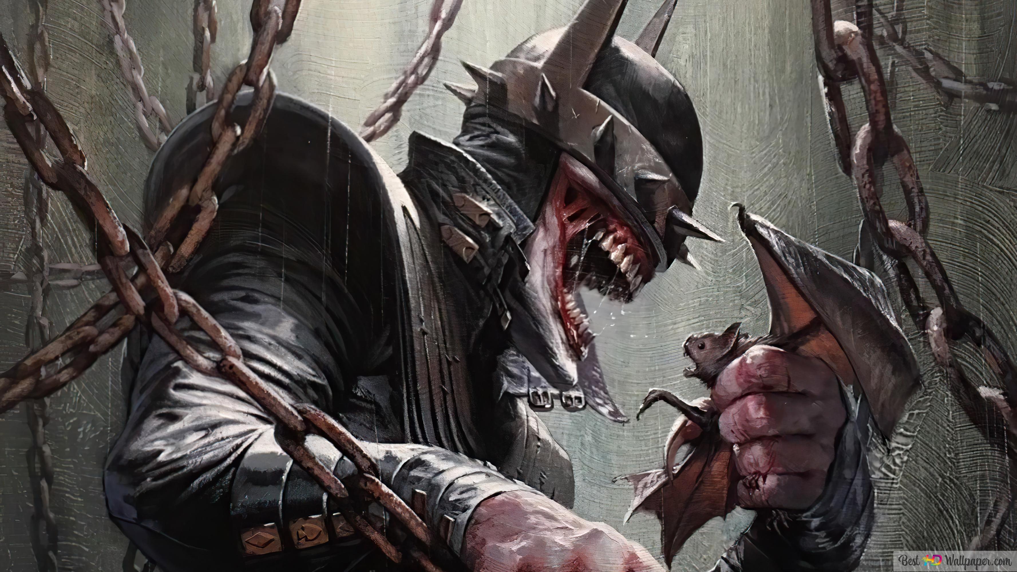 The Batman Who Laughs (DC) Comics 4K wallpaper download