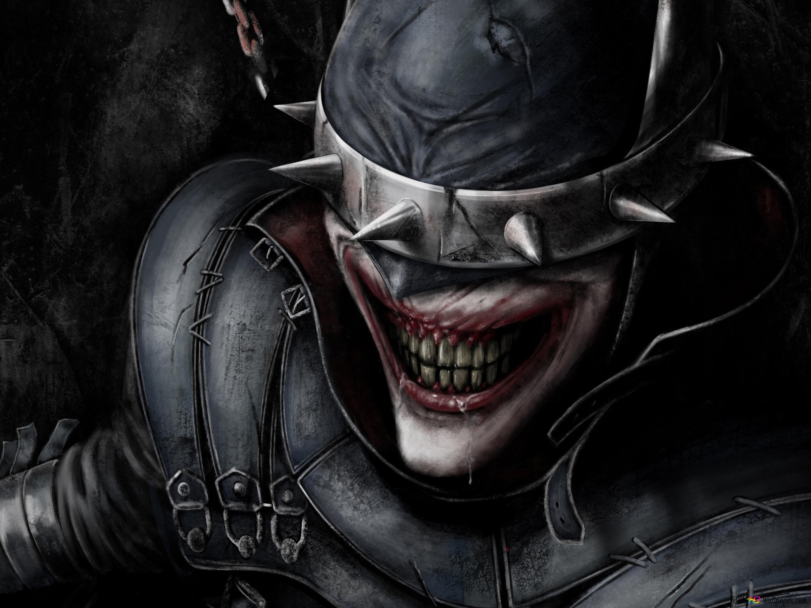 The Batman who laughs supervillain DC 4K wallpaper download