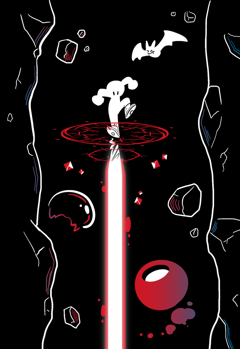 Devolver Digital Downwell fan art