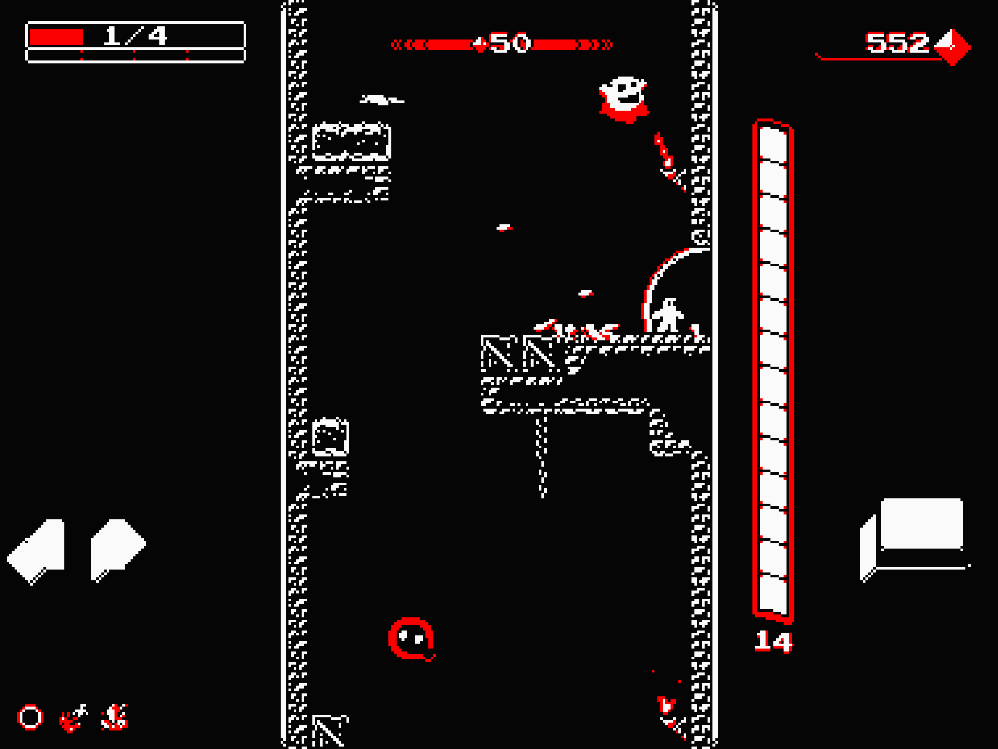 Downwell brilliantly balanced vertical roguelike