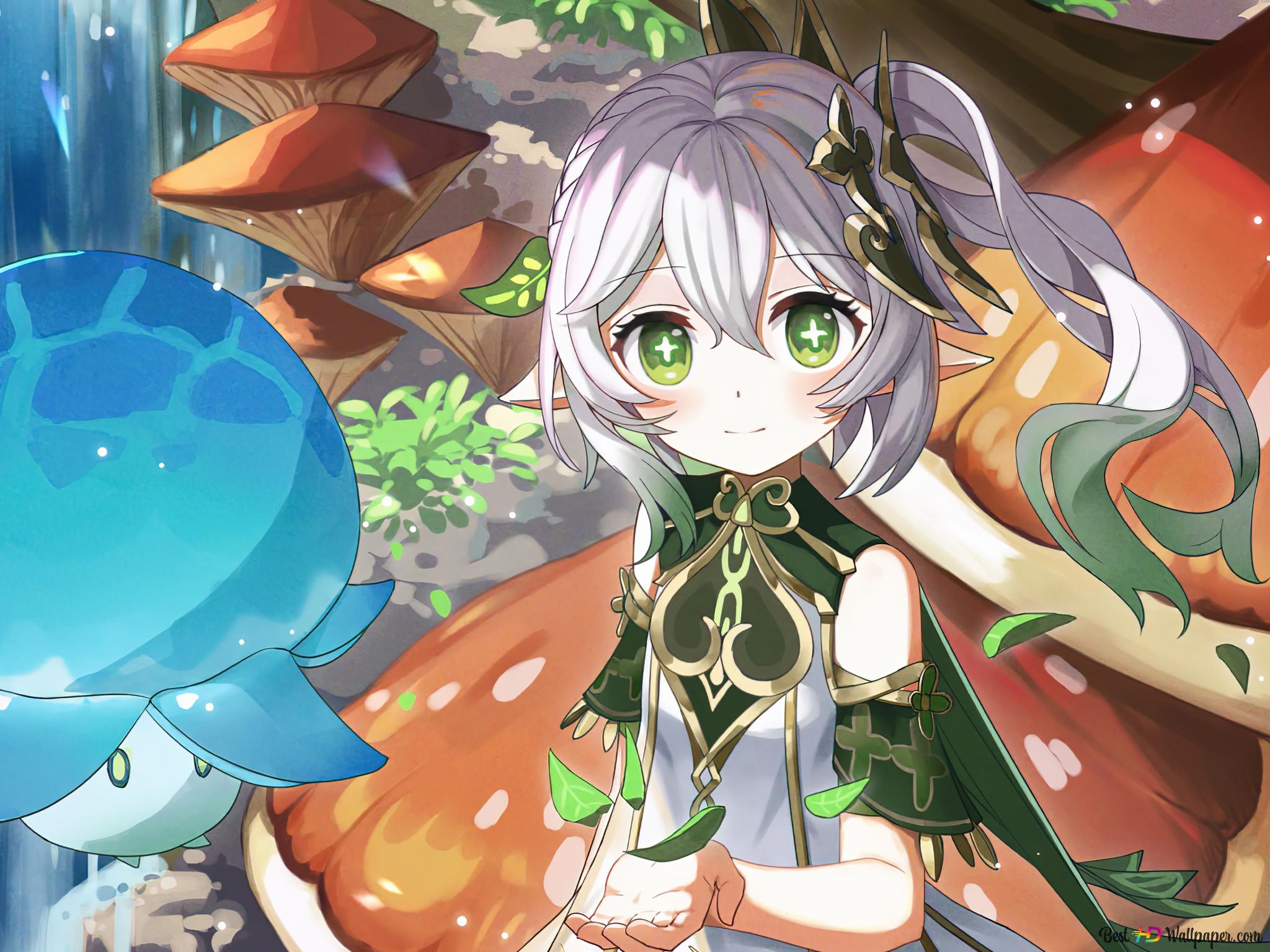 Nahida (Dendro Character). Genshin Impact (Anime Video Game) 4K wallpaper download