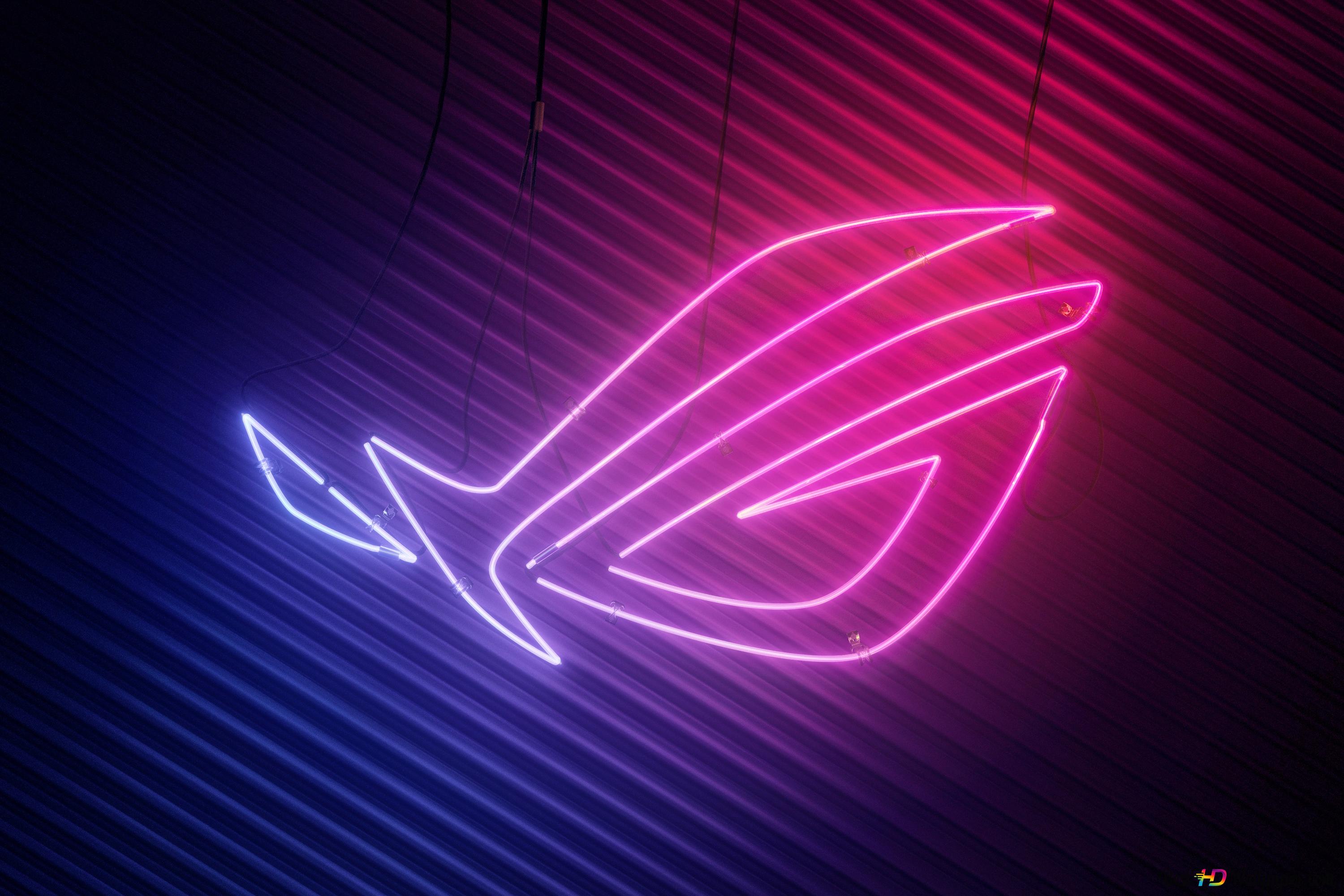 Asus ROG (Republic of Gamers) Themed LOGO 4K wallpaper download