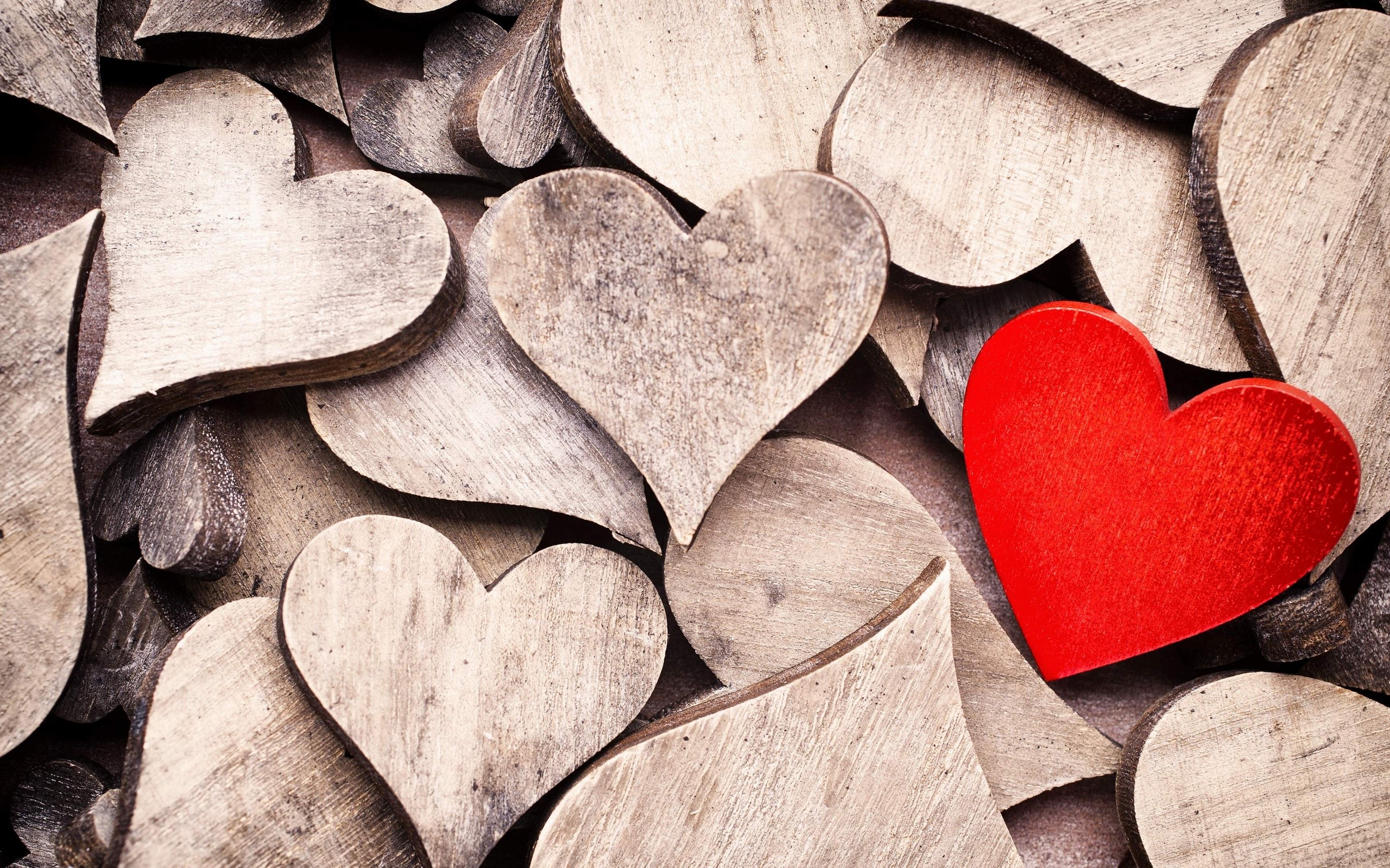 Red Hearts Wallpaper