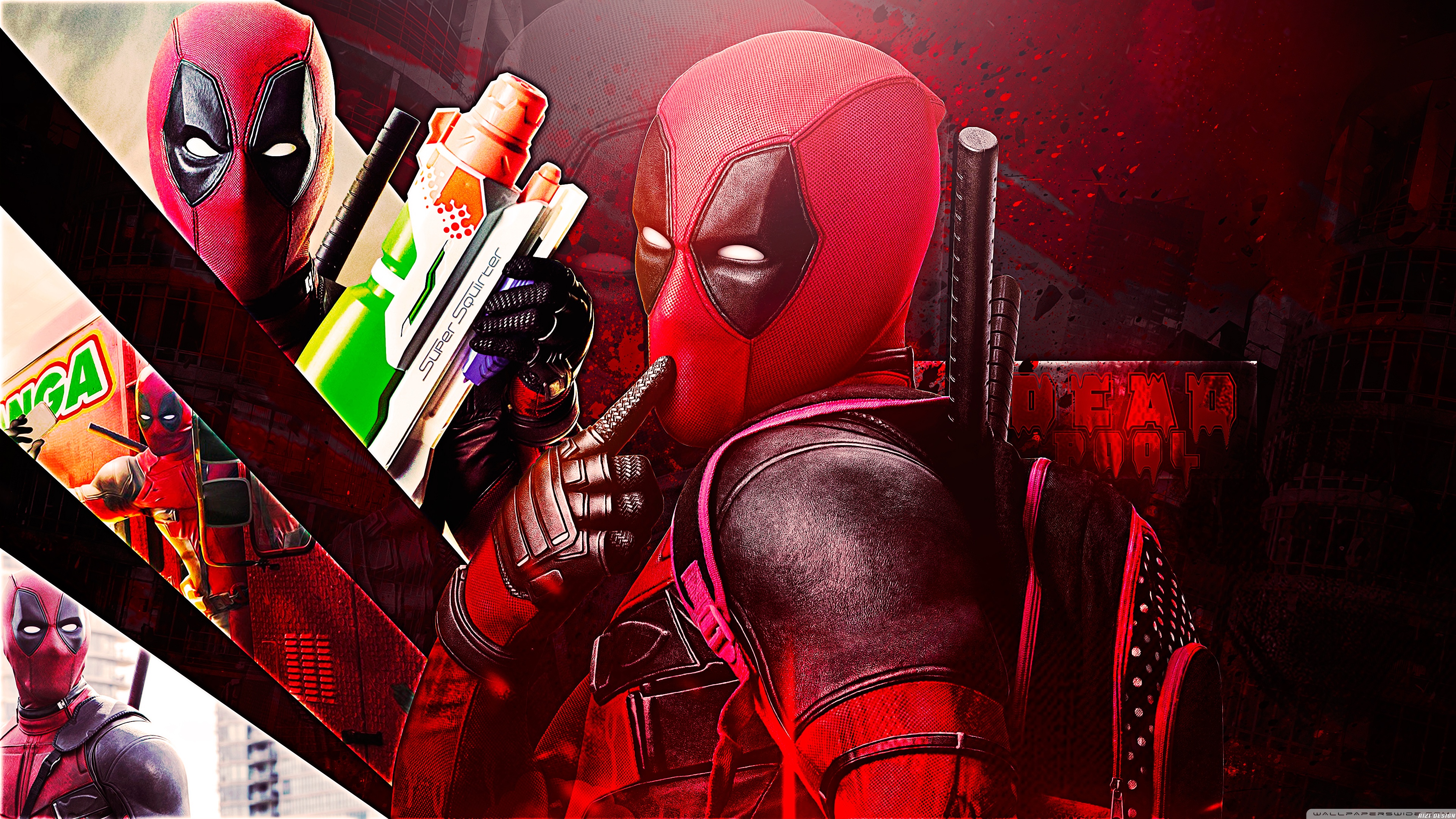 3840x2160 deadpool desktop background