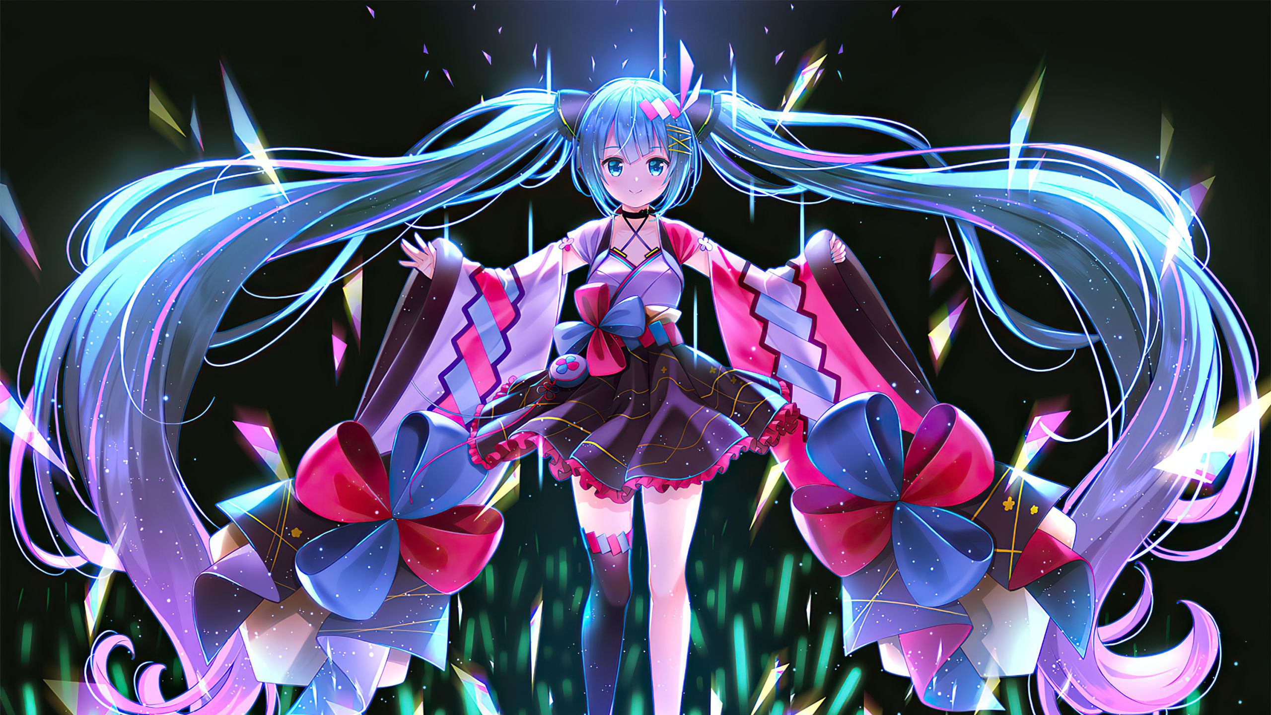 Resolution Hatsune Miku Vocaloid 1440P Resolution Wallpaper Den. Miku, Hatsune, Hatsune miku