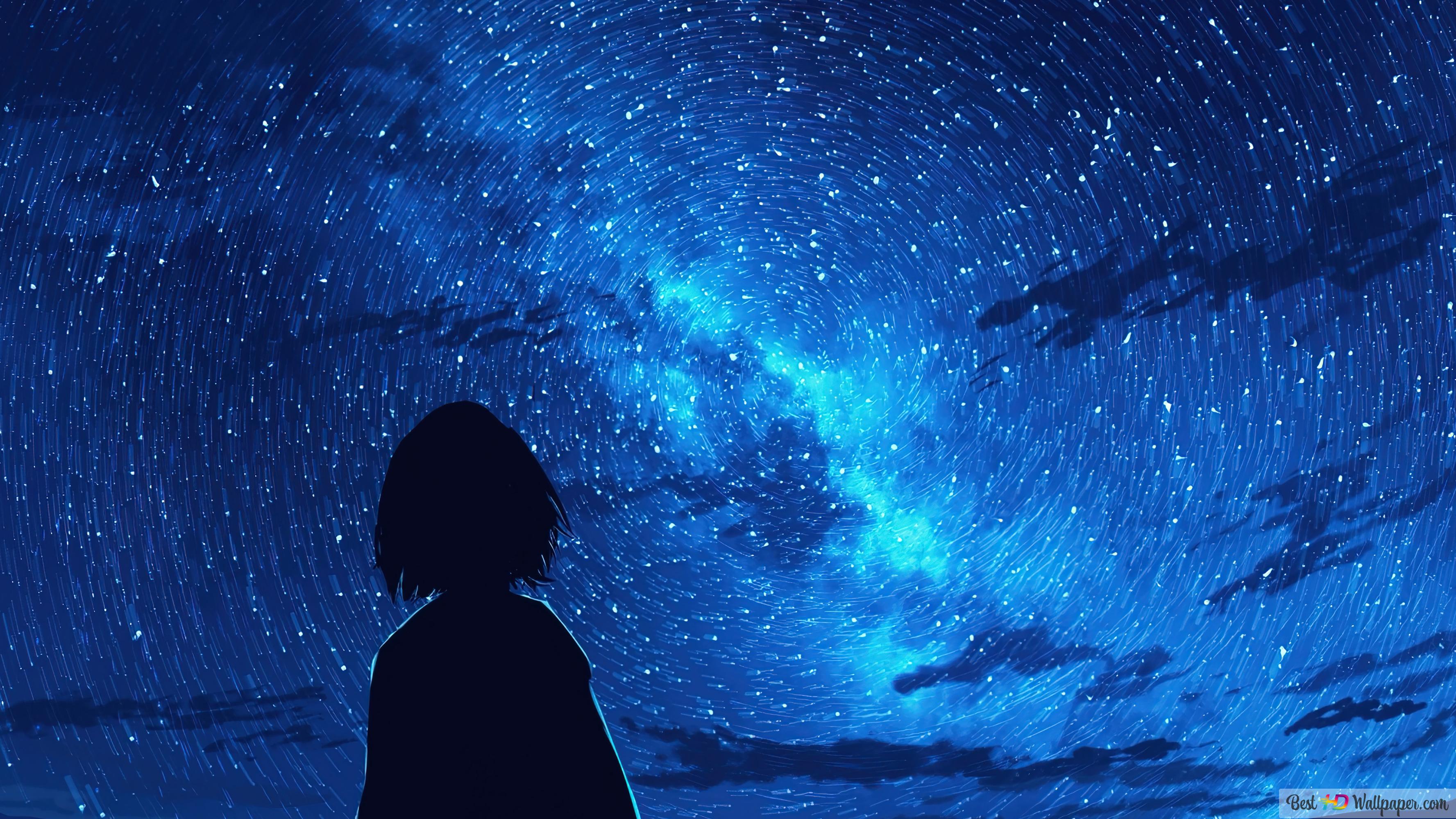 Watching Starry Sky 4K wallpaper download