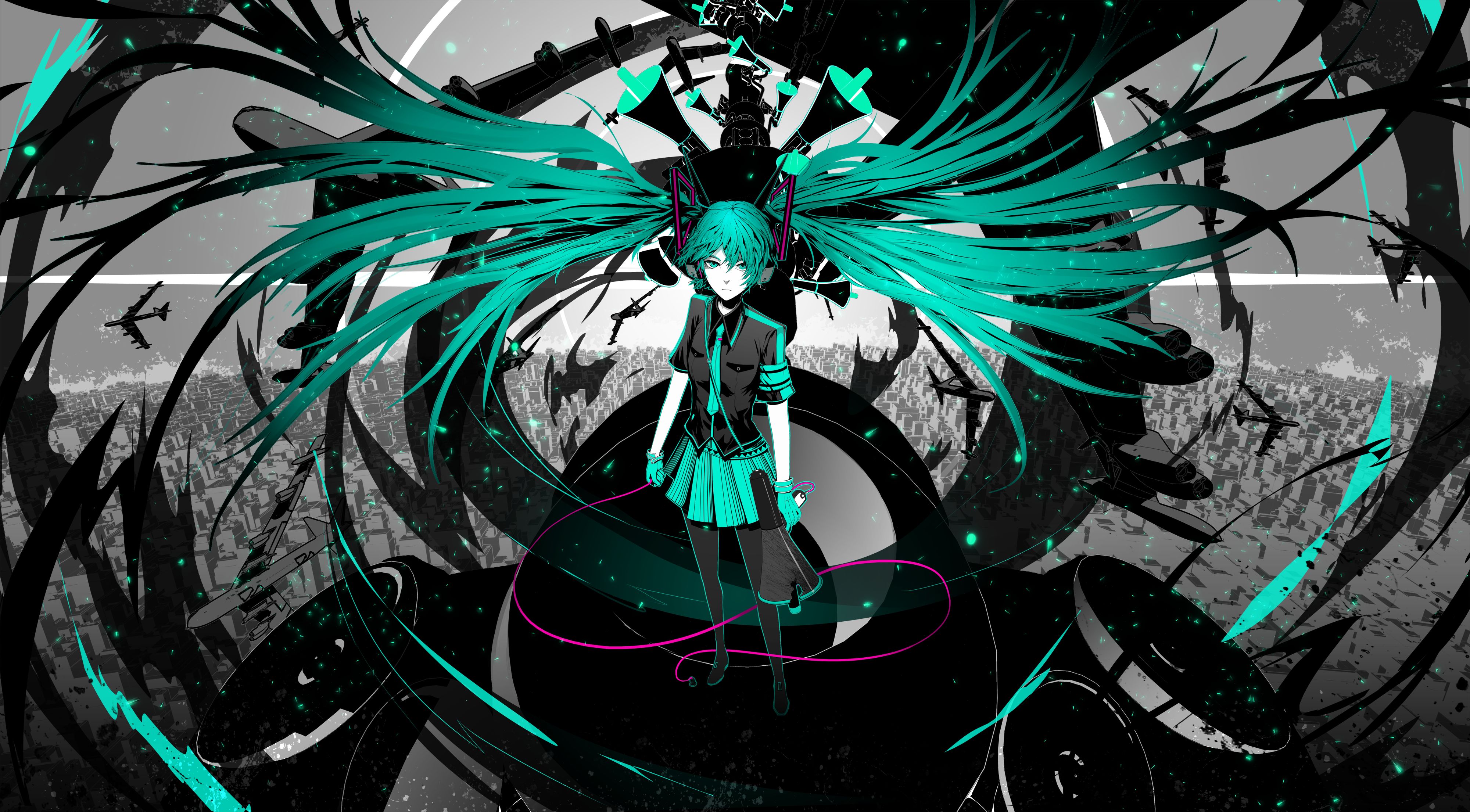 HD desktop wallpaper: Anime, Vocaloid, Hatsune Miku, Love Is War (Vocaloid), Song Illustration download free picture