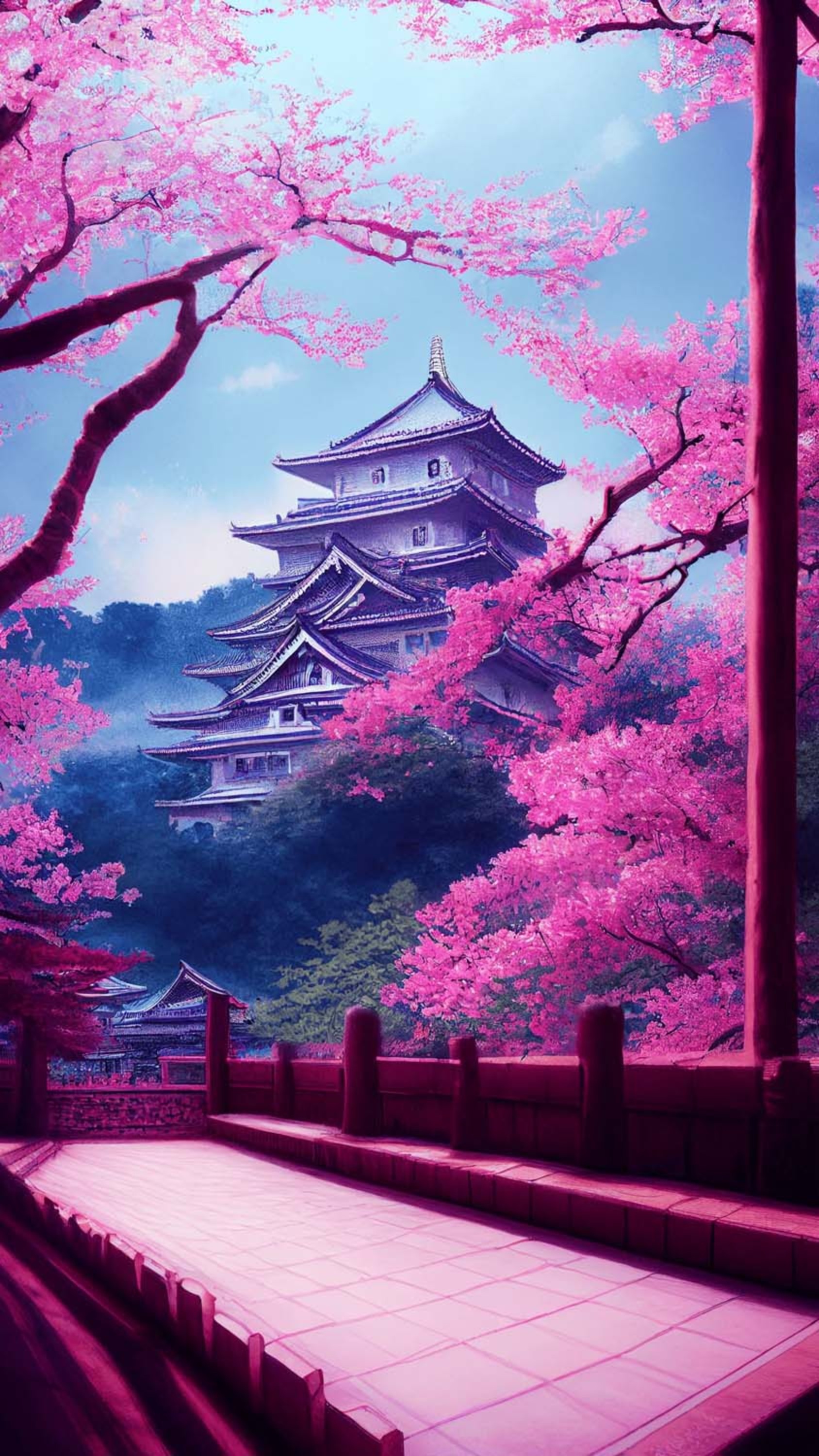 Sakura tree Wallpaper Download