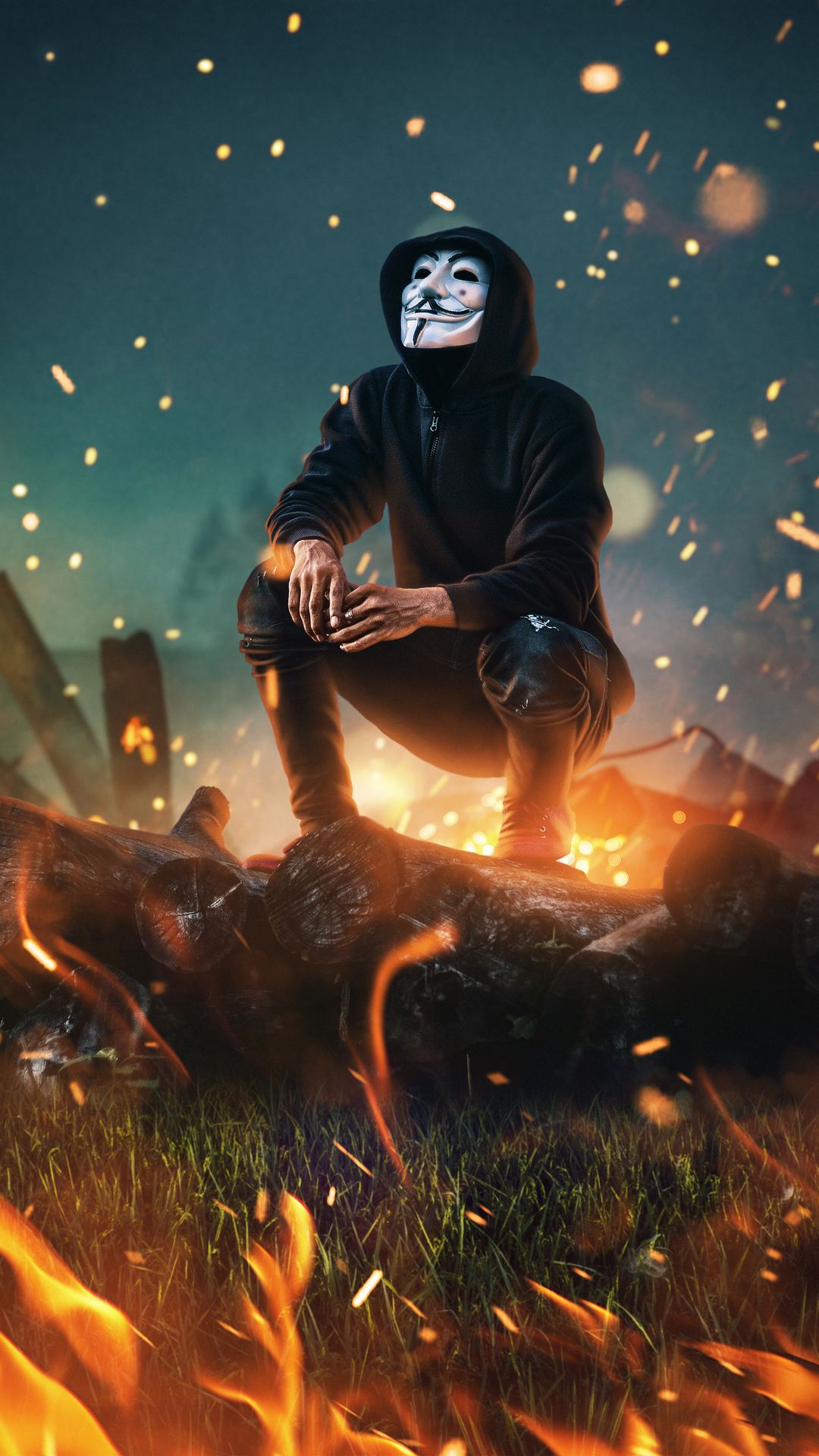 Anonymous Man Wallpaper