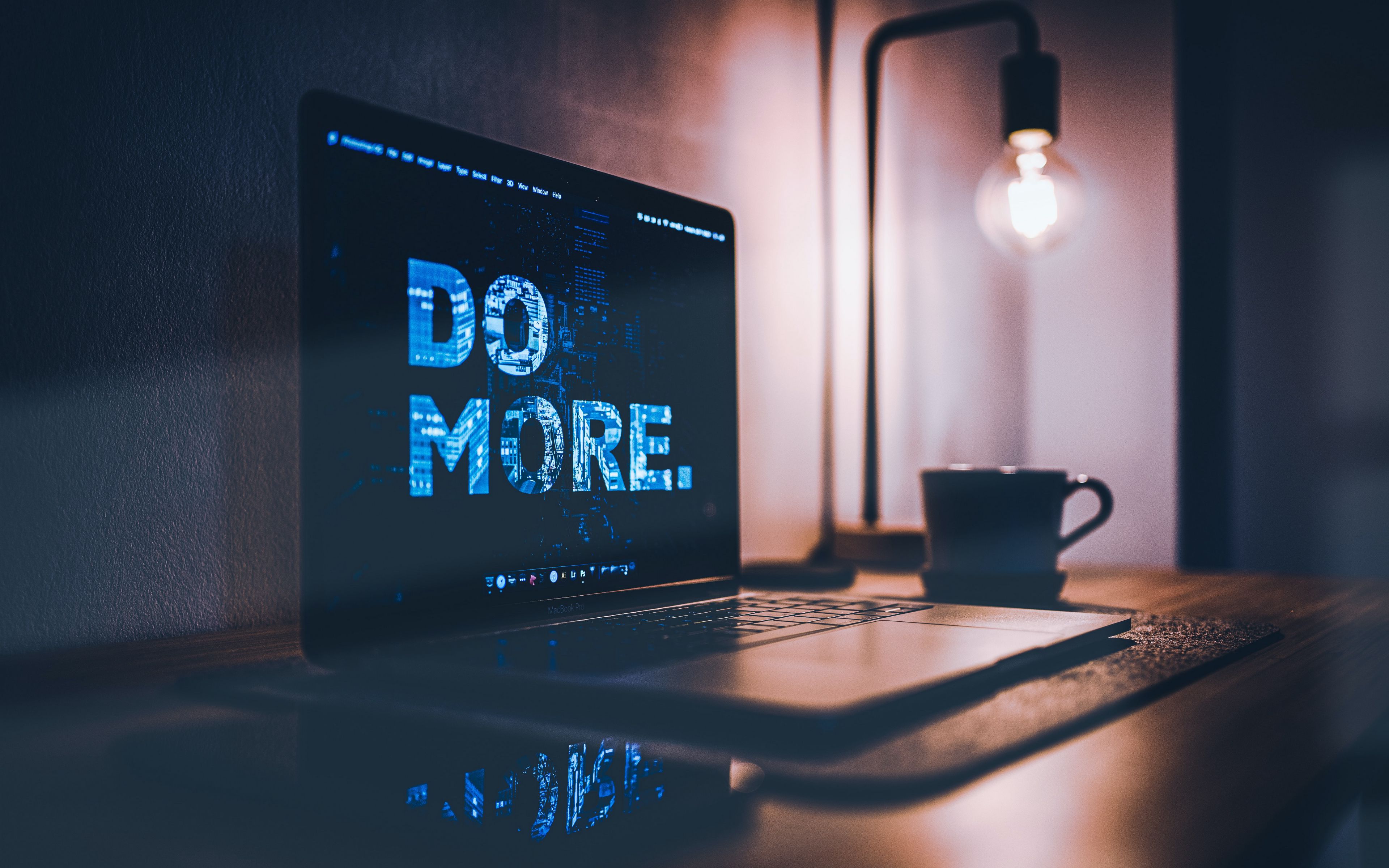 Download wallpaper 3840x2400 motivation, phrase, notebook, words, inscription 4k ultra HD 16:10 HD background