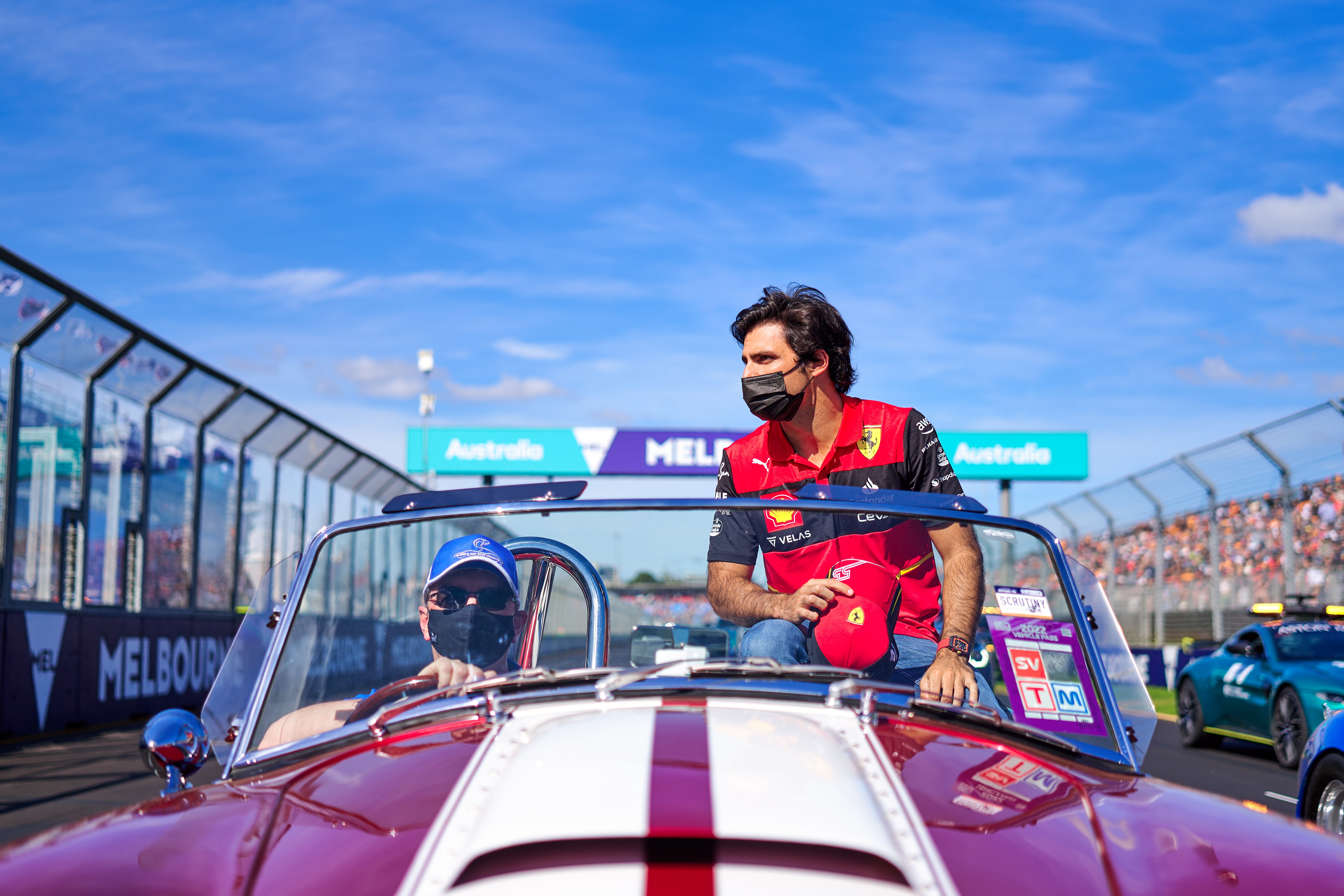 Carlos Sainz Jr. 4K Gallery HD Wallpaper