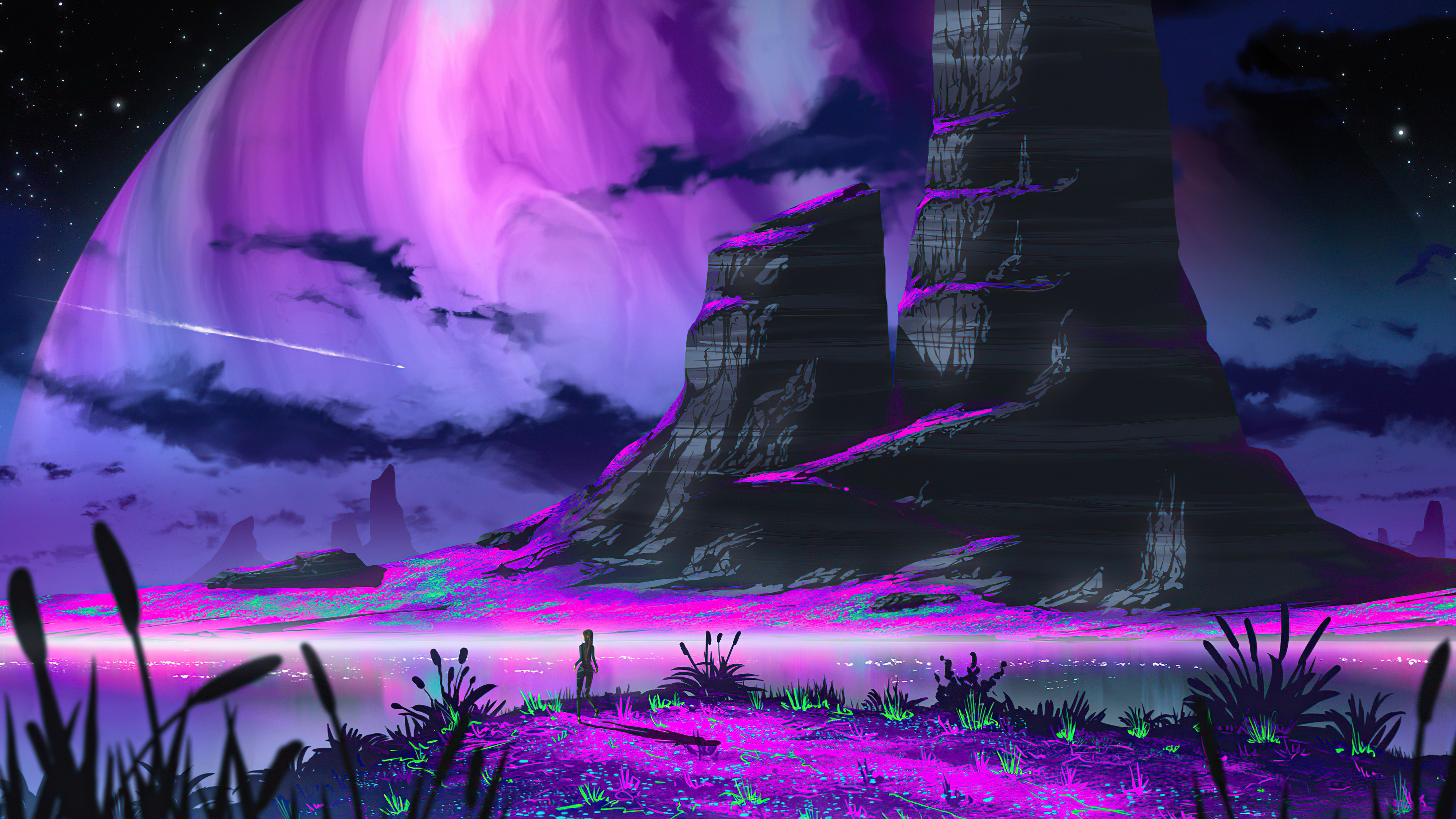 Fantasy Landscape 4K Gallery HD Wallpaper