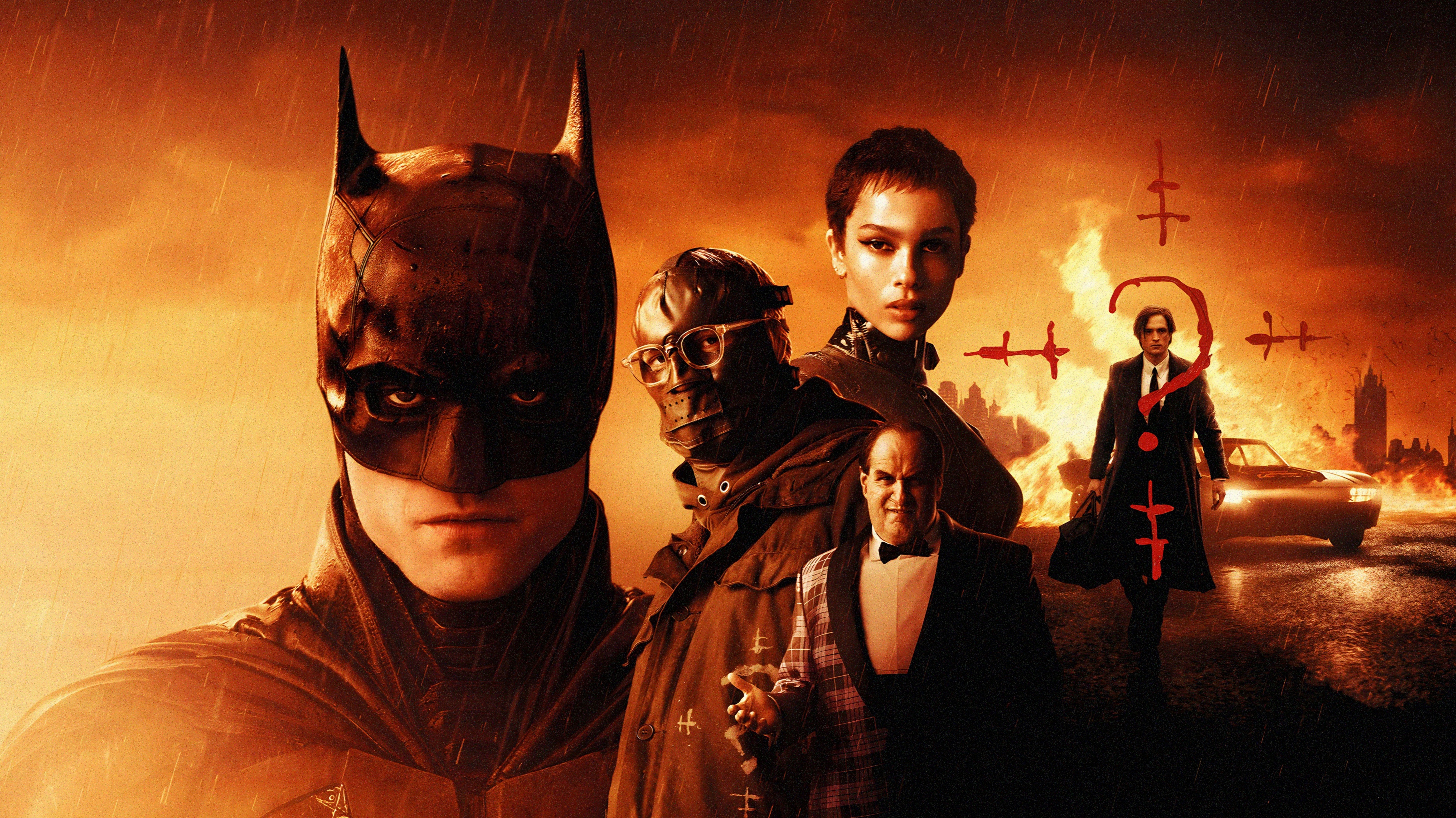 The Batman Wallpaper 4K, Paul Dano, Colin Farrell