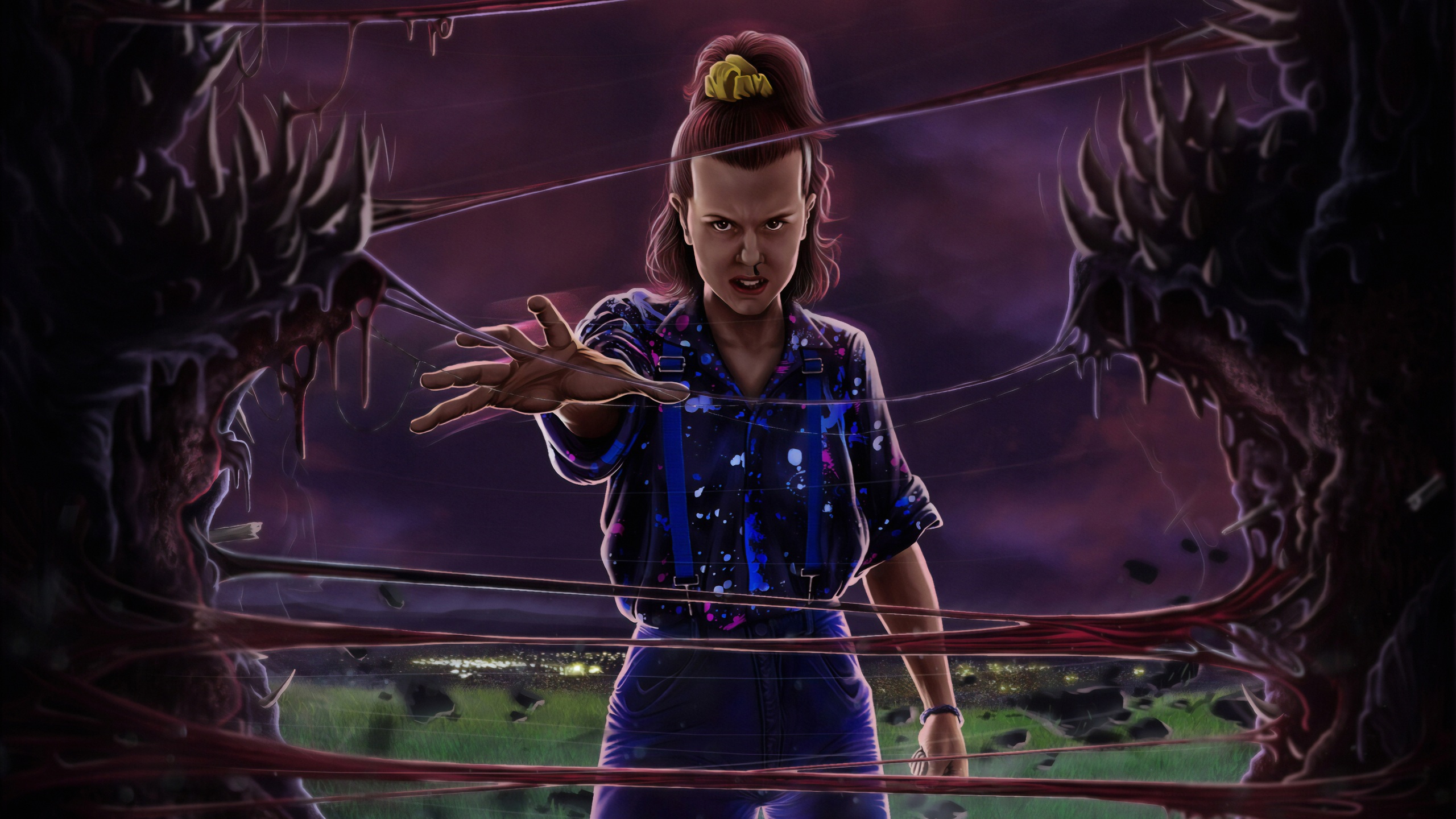 Wallpaper 4k Eleven Stranger Things Fan Art Wallpaper