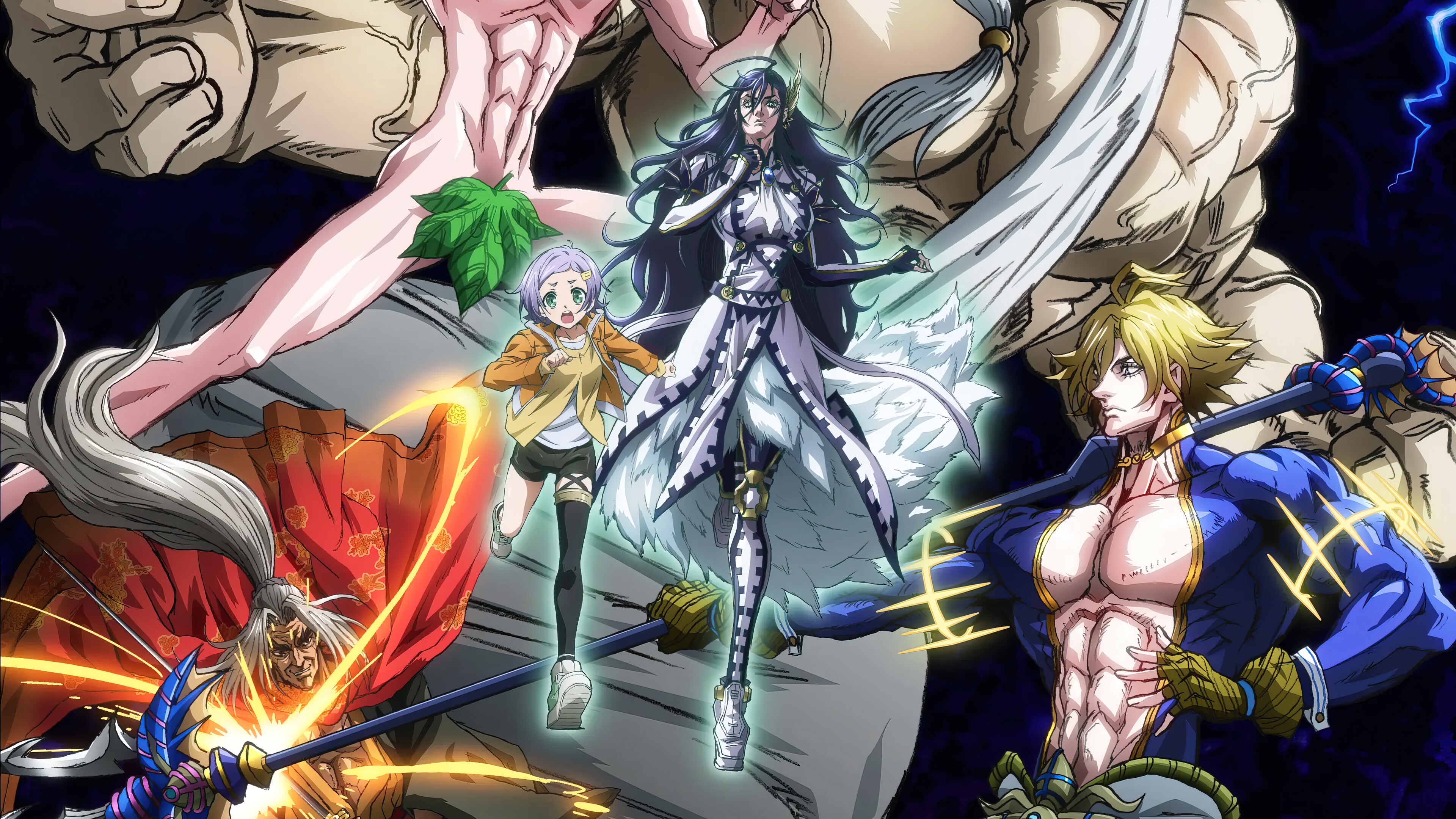 record of ragnarok, anime, characters, 4k, pc Gallery HD Wallpaper