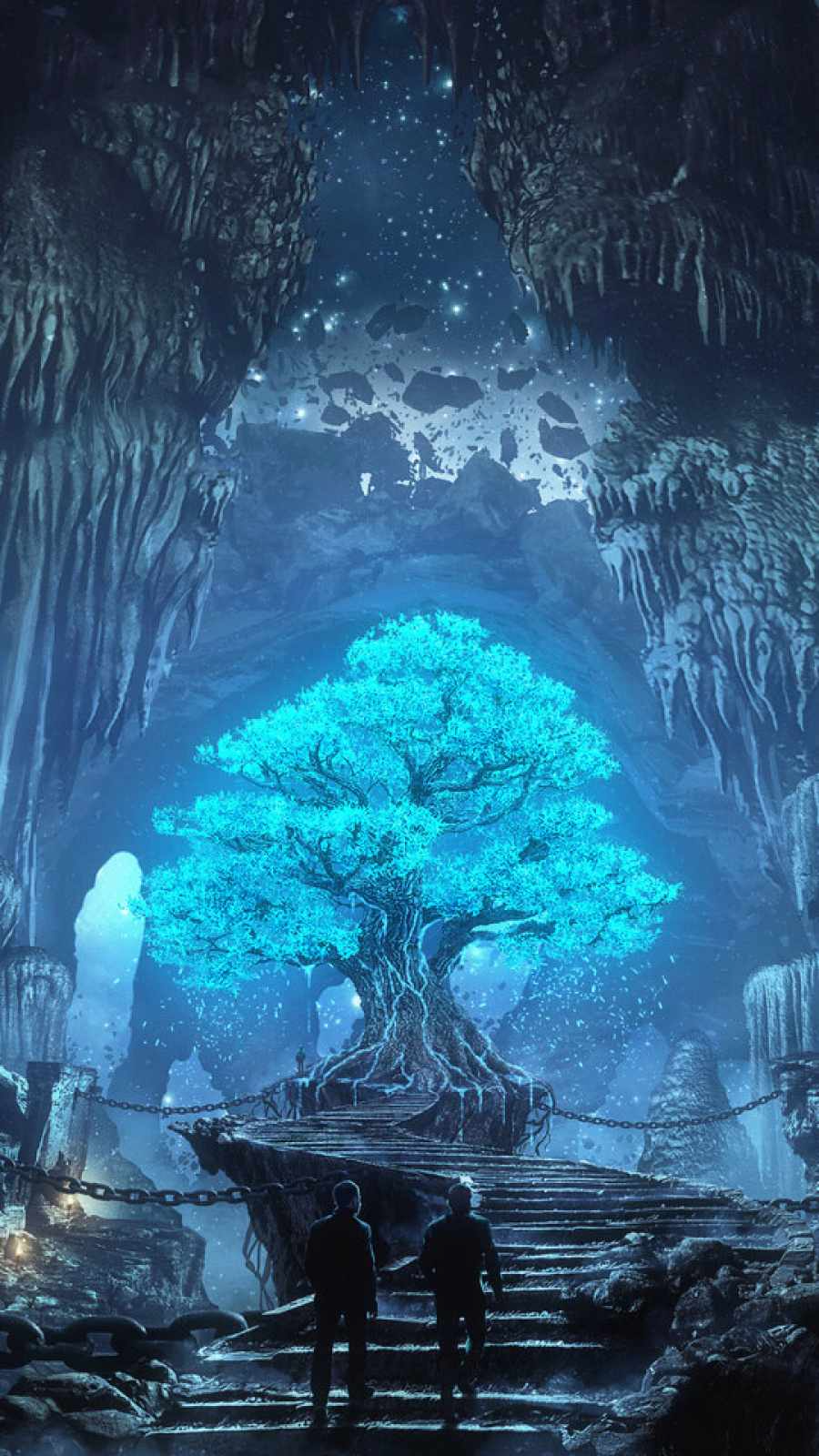 Fantasy Tree IPhone Wallpaper Wallpaper, iPhone Wallpaper. Fantasy tree, Fantasy landscape, Fantasy tree drawing