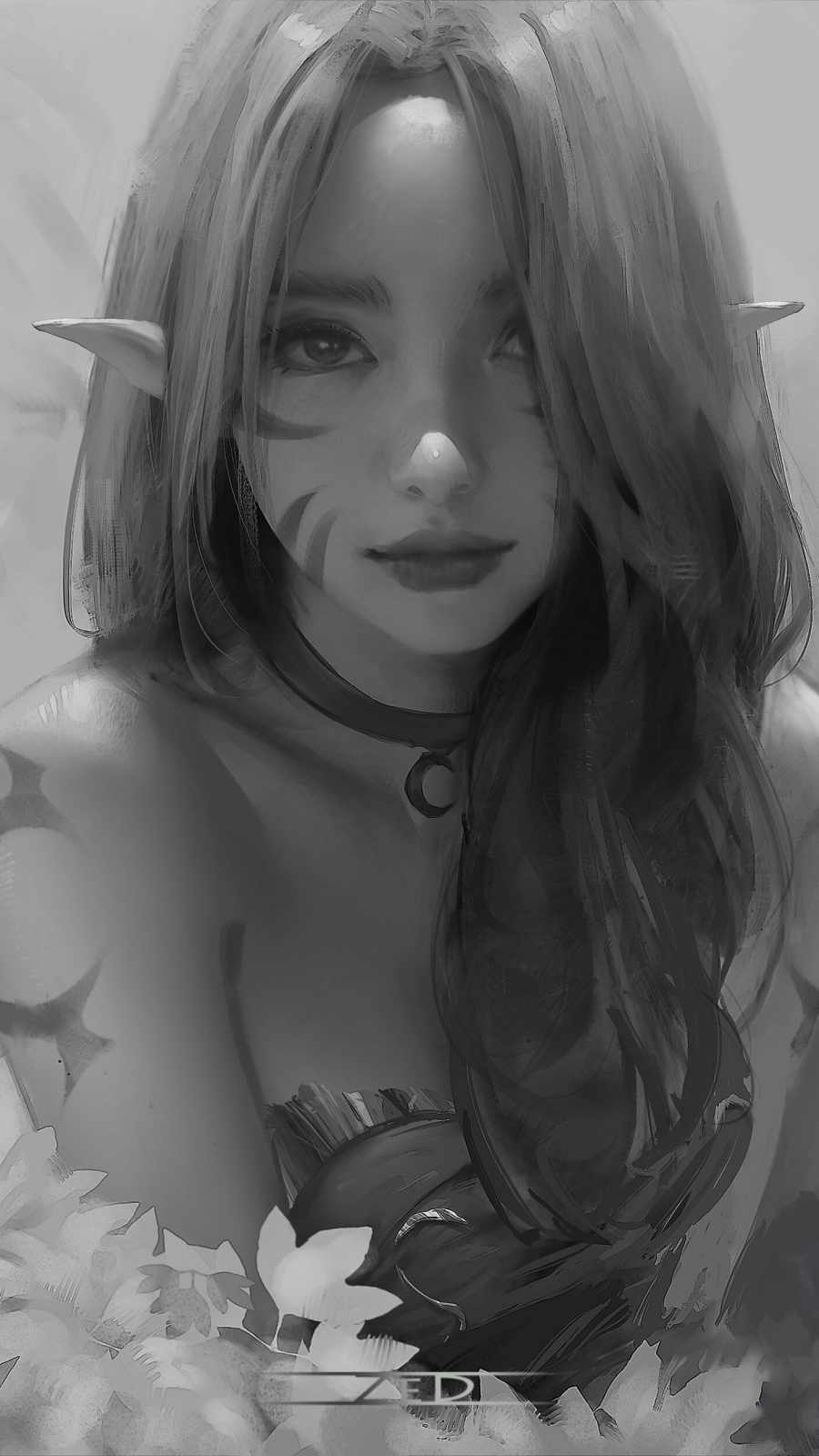 Fantasy Girl 4K iPhone Wallpaper