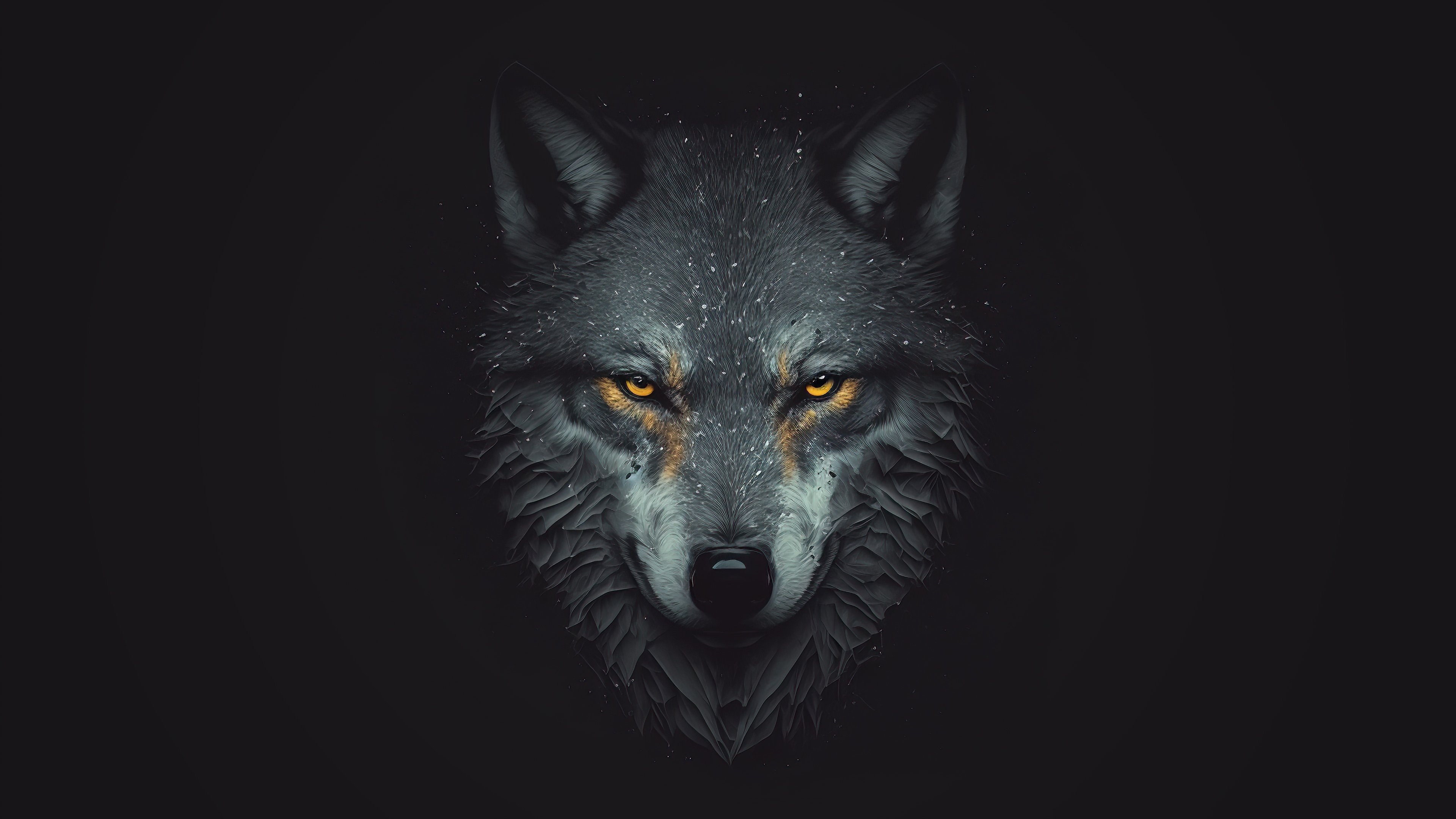 Wolf Digital Wallpaper 4k Ultra HD