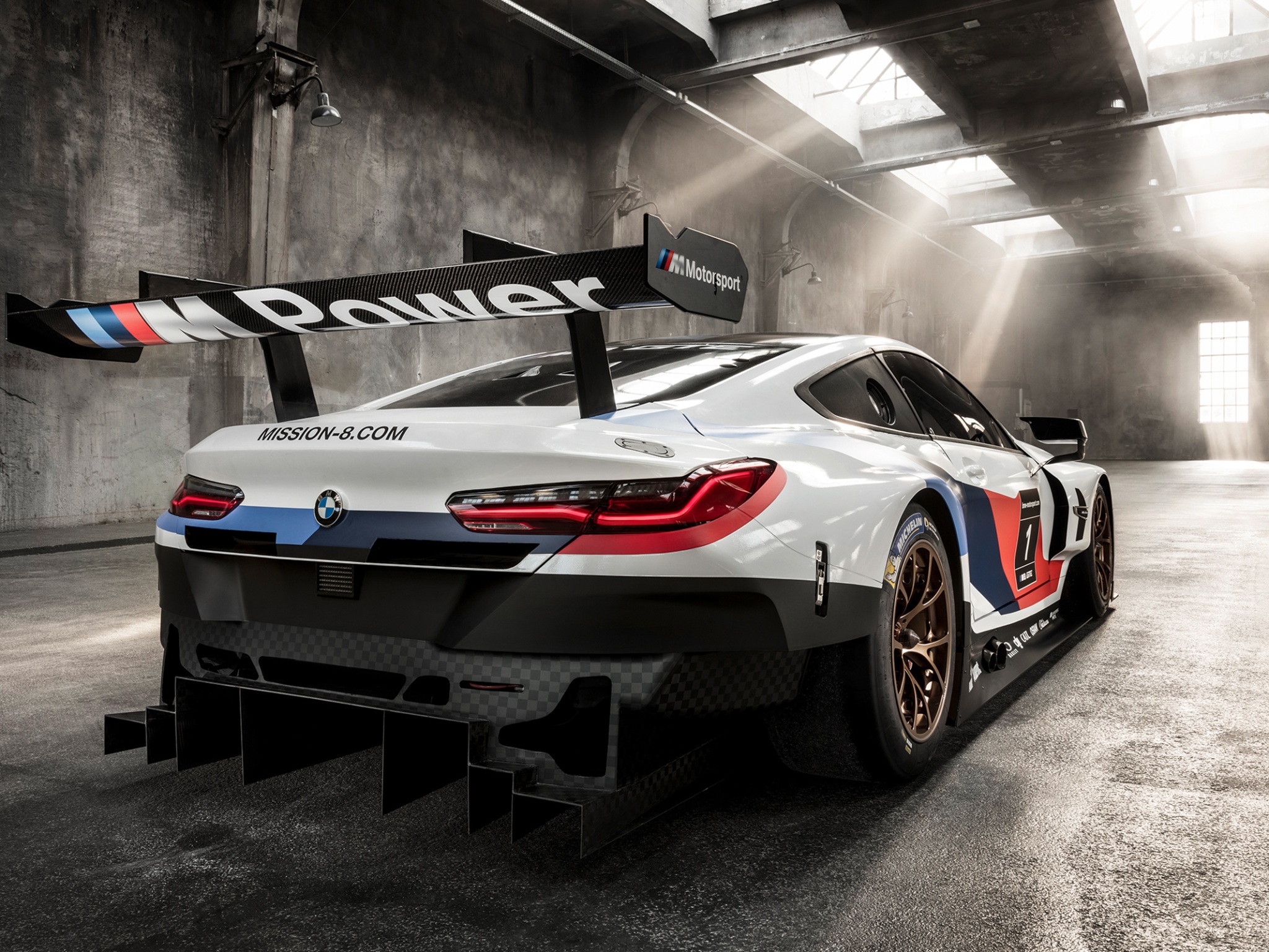 Wallpaper 4k BMW M8 GTE Race Car Wallpaper