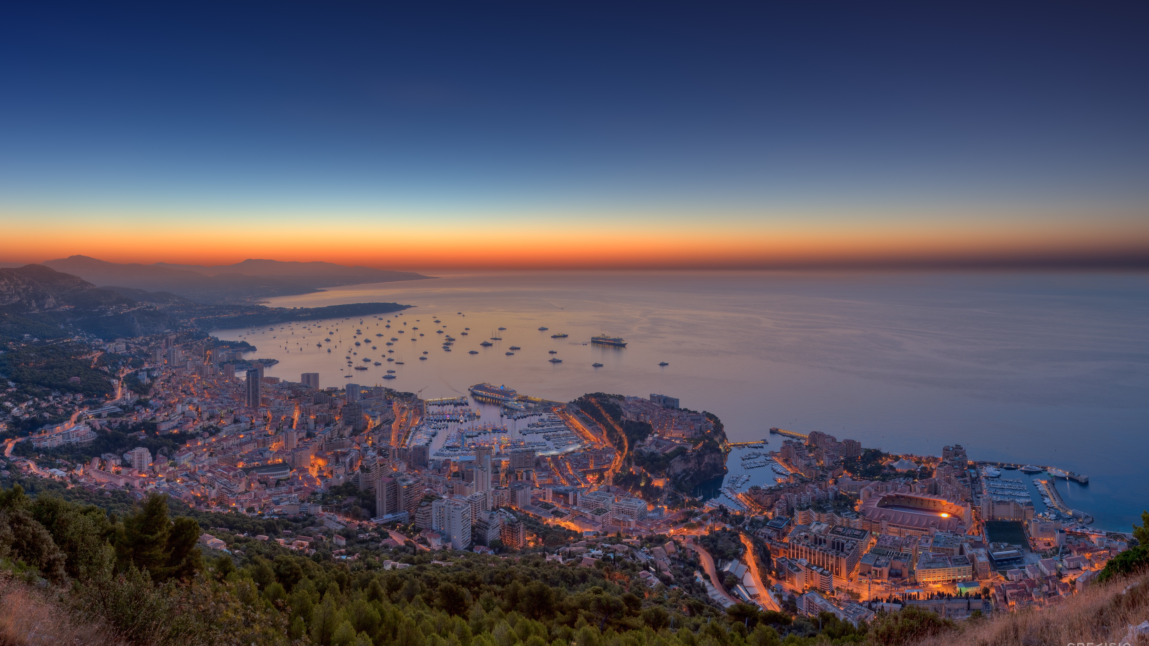 Monaco Yacht Show Wallpaper 4K, Monaco City, Cityscape