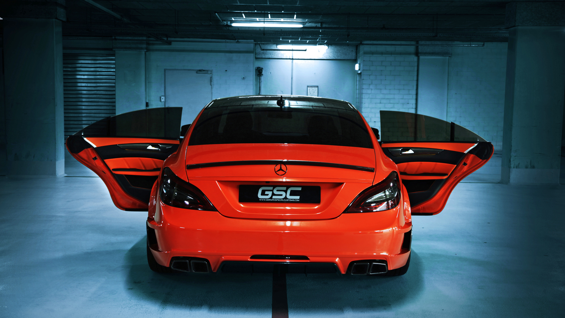 1920x1080 Back, Amg, Car, Gsc, Cls 63, Mercedes Benz, German Special Customs, Doors
