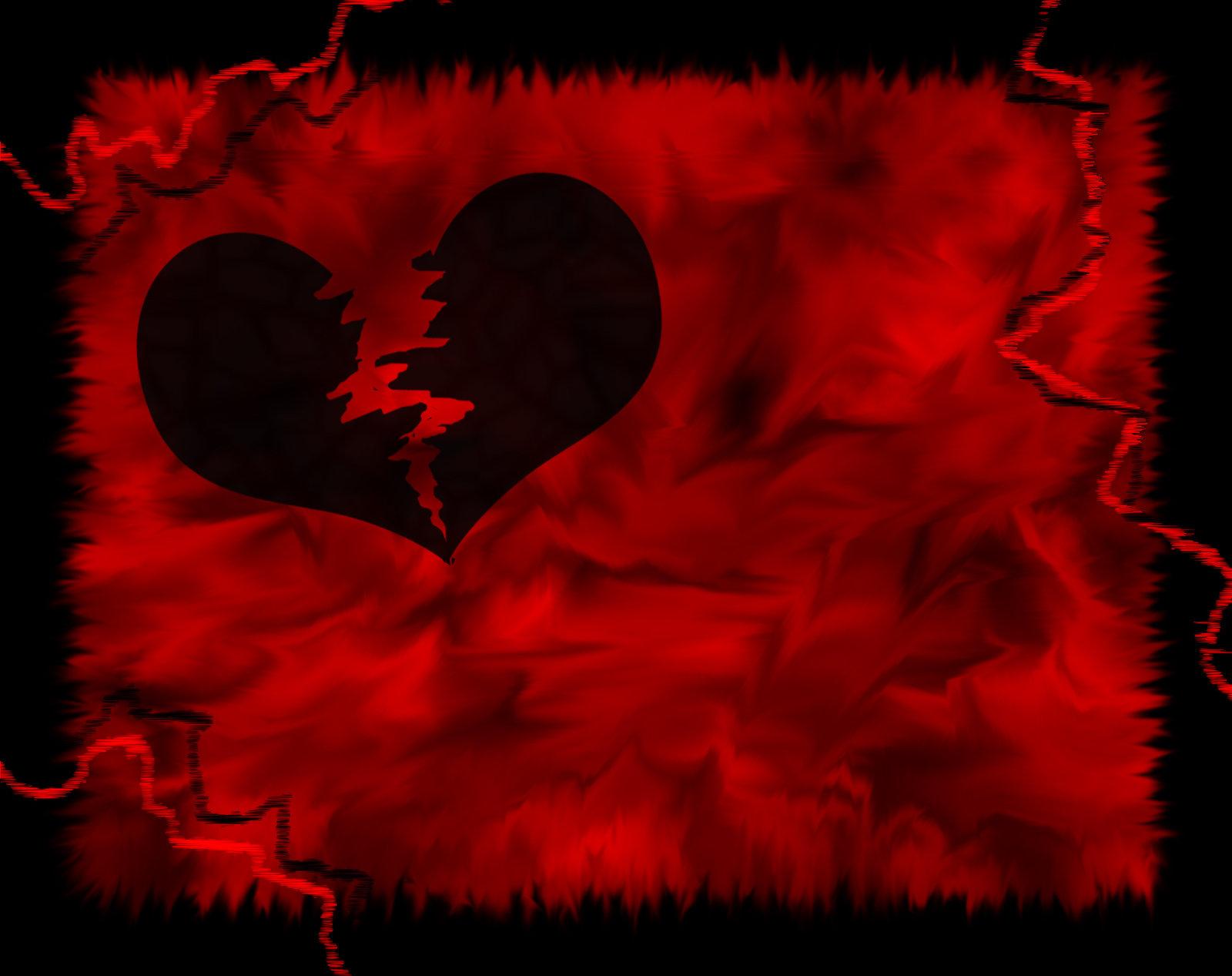 Gothic Broken Heart Wallpaper