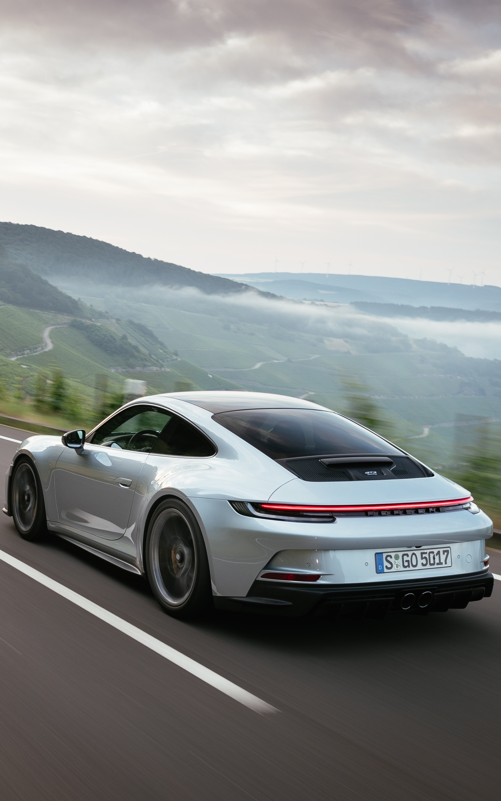 Grey Porsche 911 GT3 Touring PDK Worldwide
