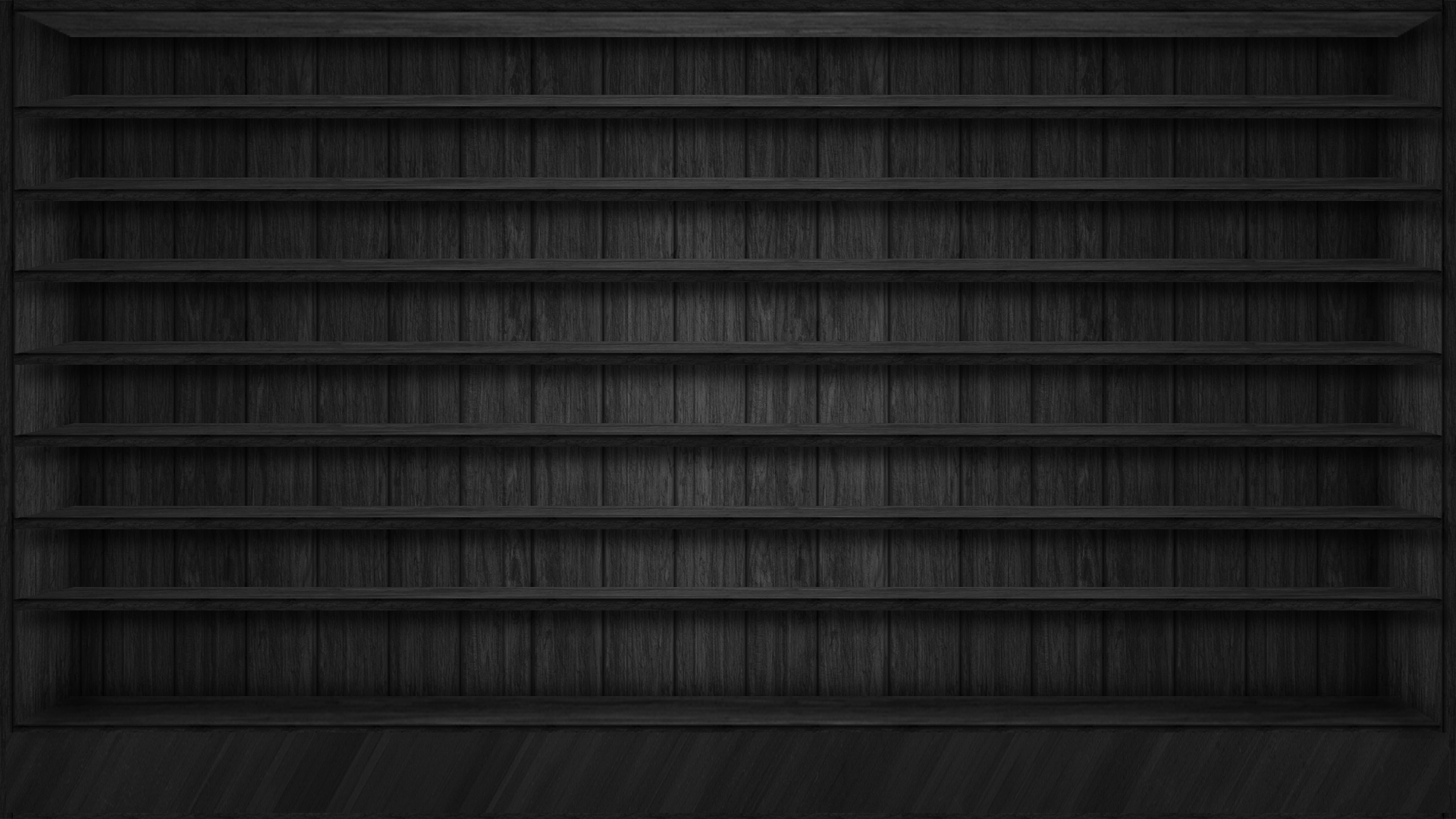 Empty Bookshelf Desktop HD Wallpaper 126264