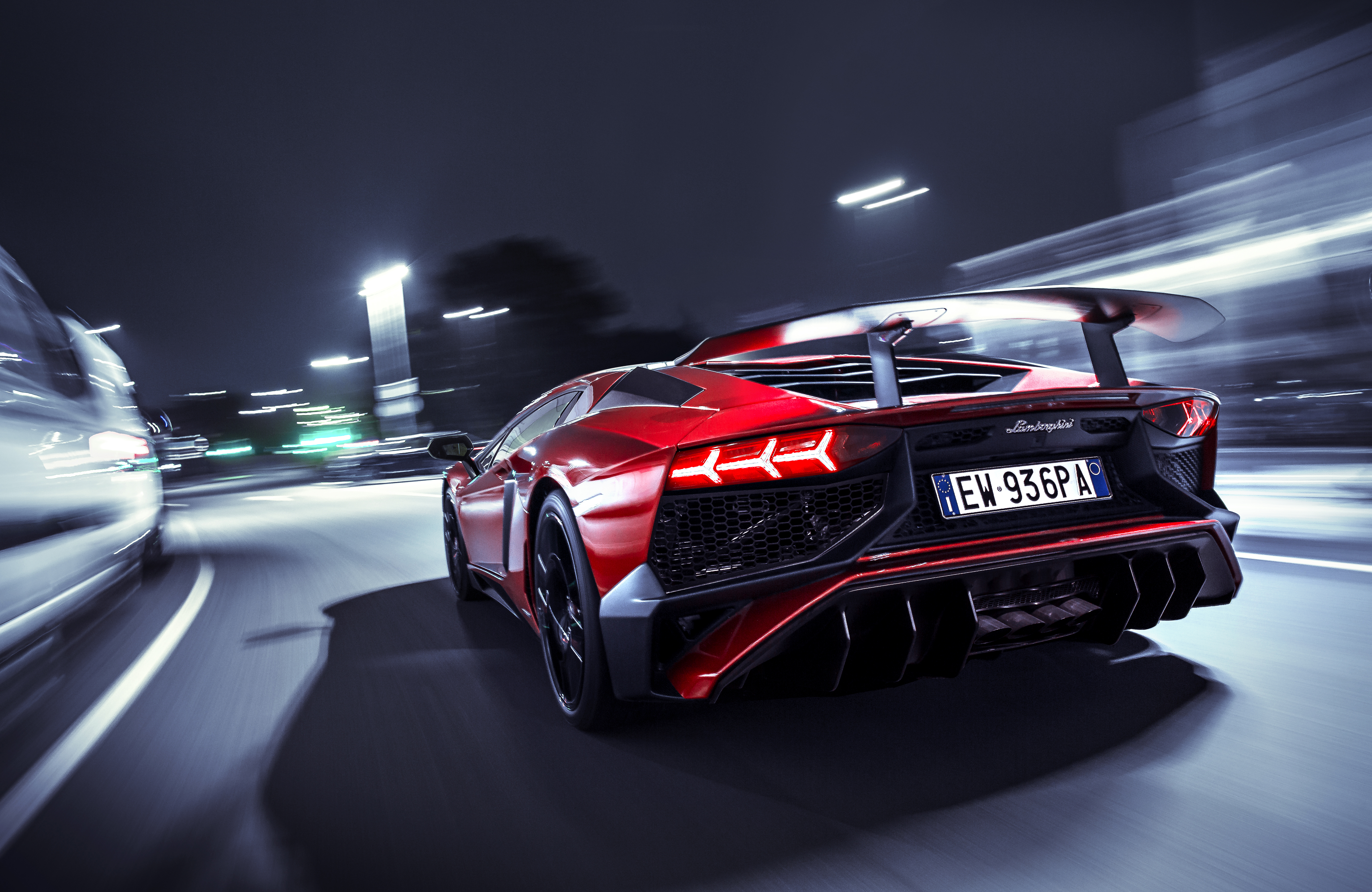 Wallpaper: one night in Lambo's 740bhp Aventador SV