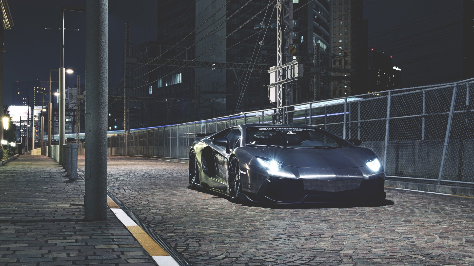 dark, night, car, Lamborghini Gallery HD Wallpaper