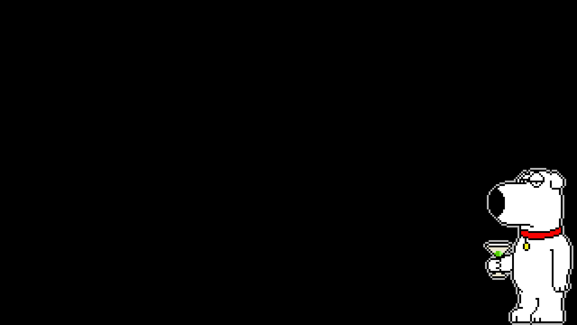 Desktop Wallpaper The Family Guy, Brian, Pixel Artwork, HD Image, Picture, Background, 4dxgav