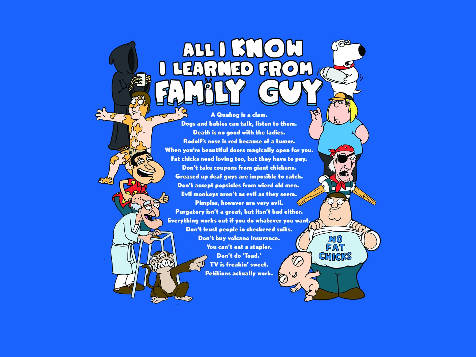 Free download Family Guy Computer Wallpaper Desktop Background [1600x1200] for your Desktop, Mobile & Tablet. Explore Family Guy Wallpaper For Computer. Family Guy Wallpaper, Family Guy Wallpaper, Family Guy Background