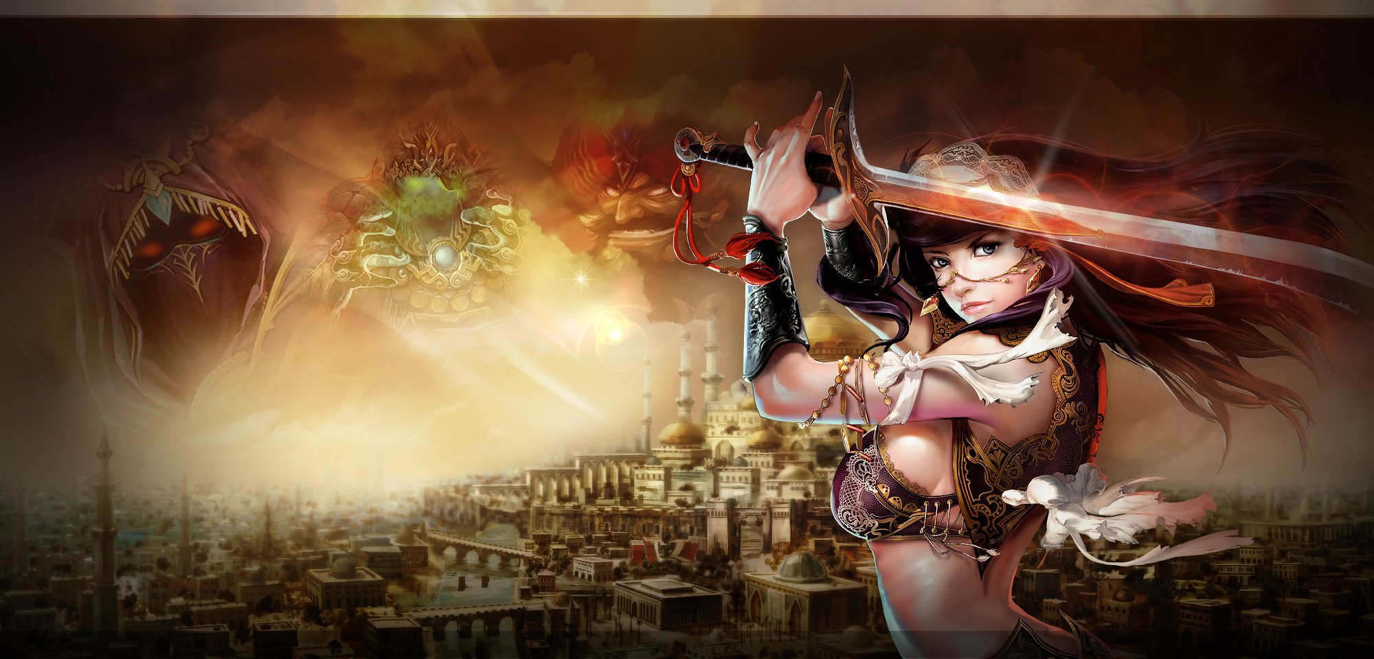 mmo, warrior, fantasy, adventure, rpg, SILKROAD, ONLINE Gallery HD Wallpaper
