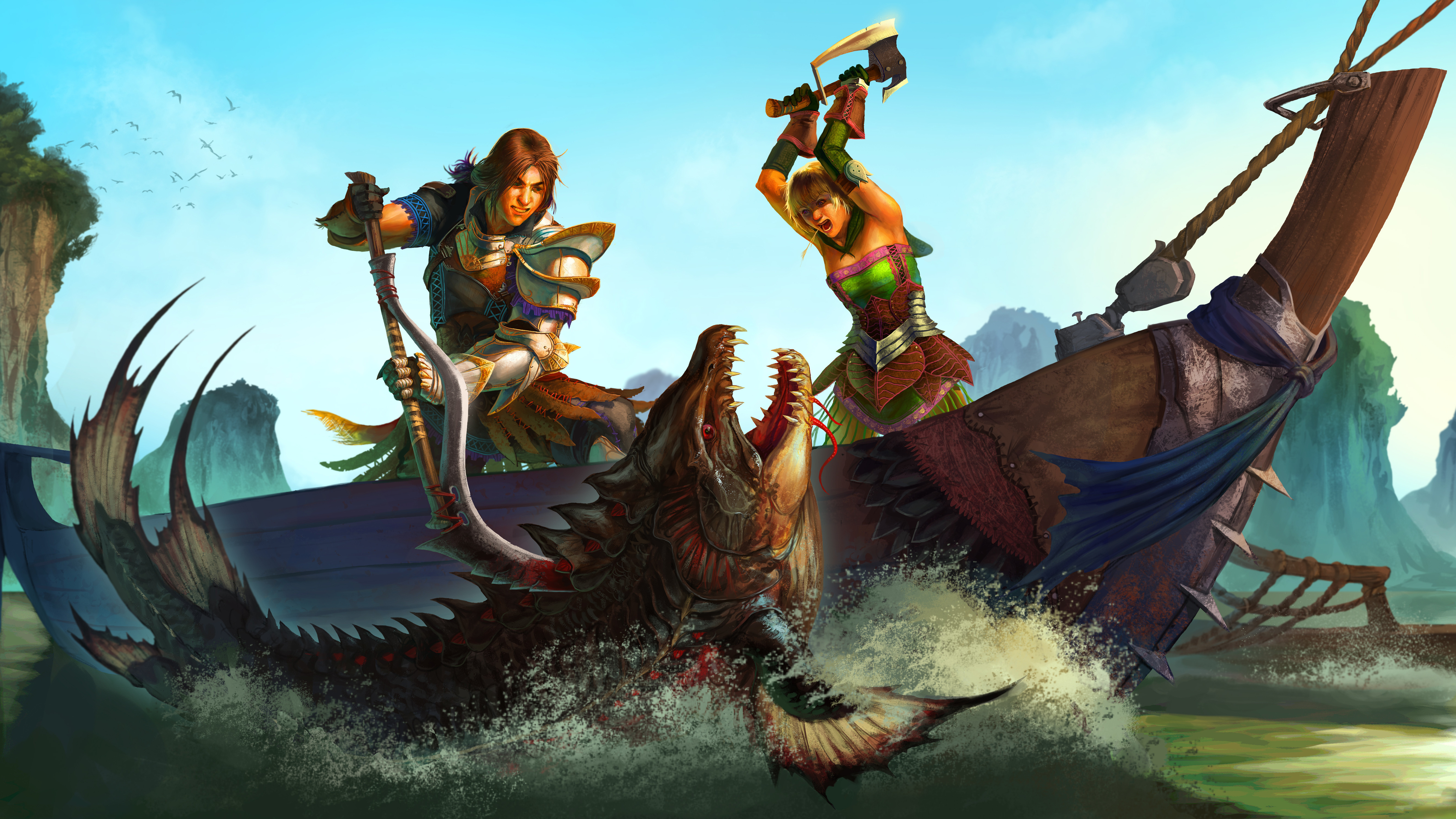 Fantasy Adventure Wallpaper:5331x3000