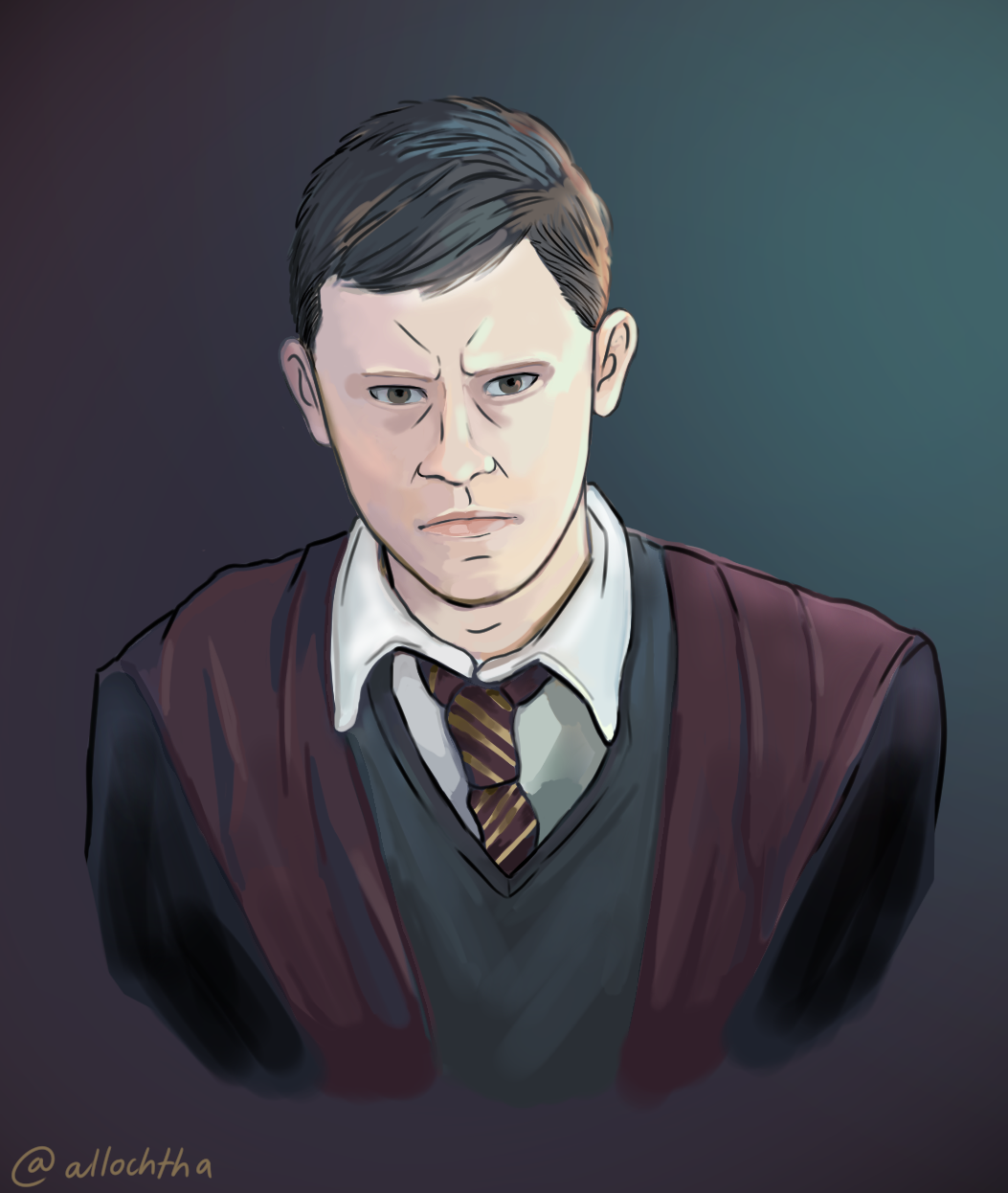 Just finished a drawing of Seamus Finnigan