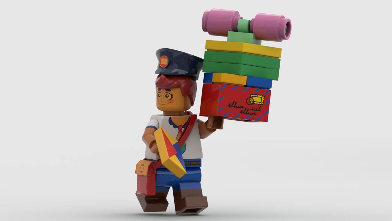Lego Welcome Home_ Eddie Dear the mailman