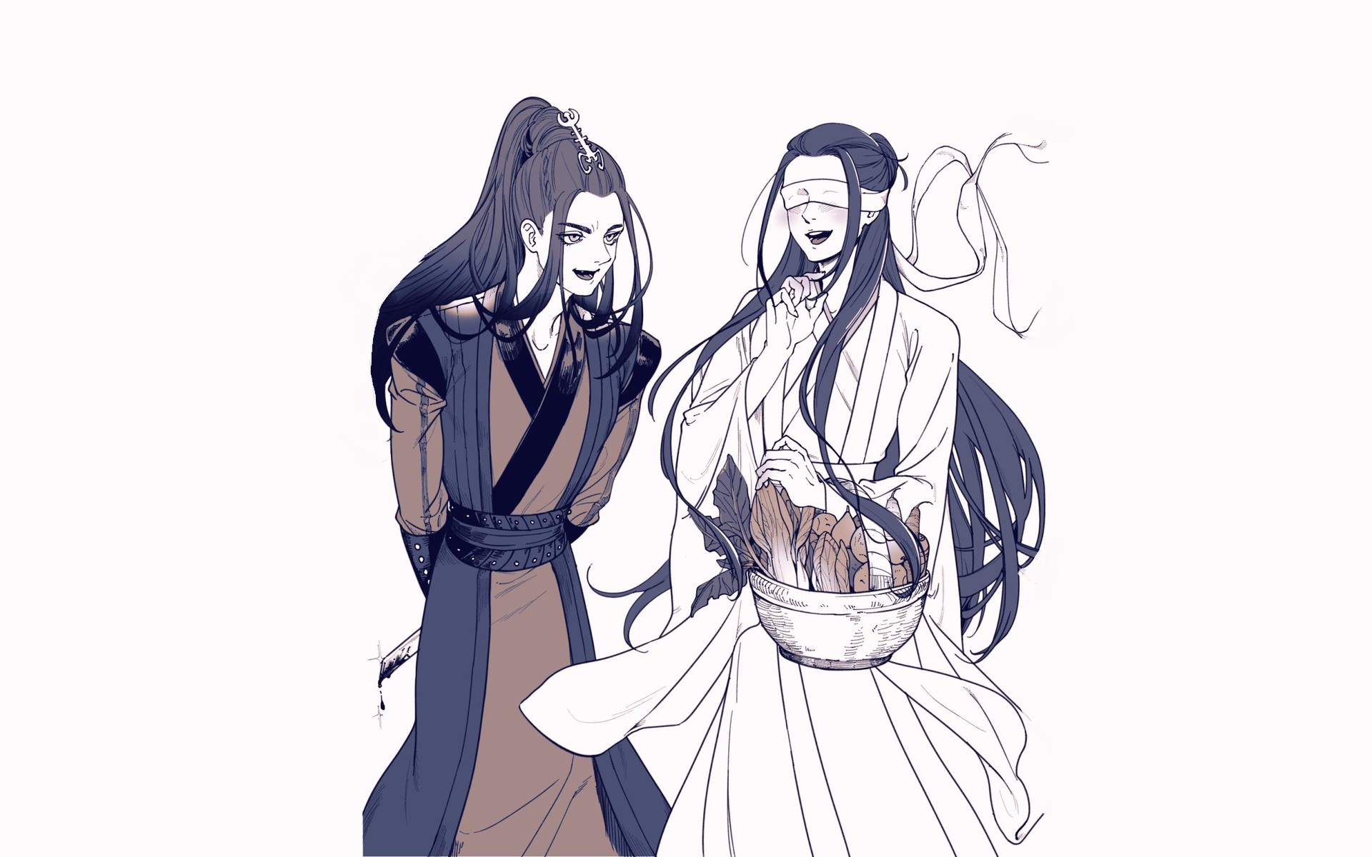 HD desktop wallpaper: Tv Show, The Untamed, Xue Yang, Xiao Xingchen download free picture