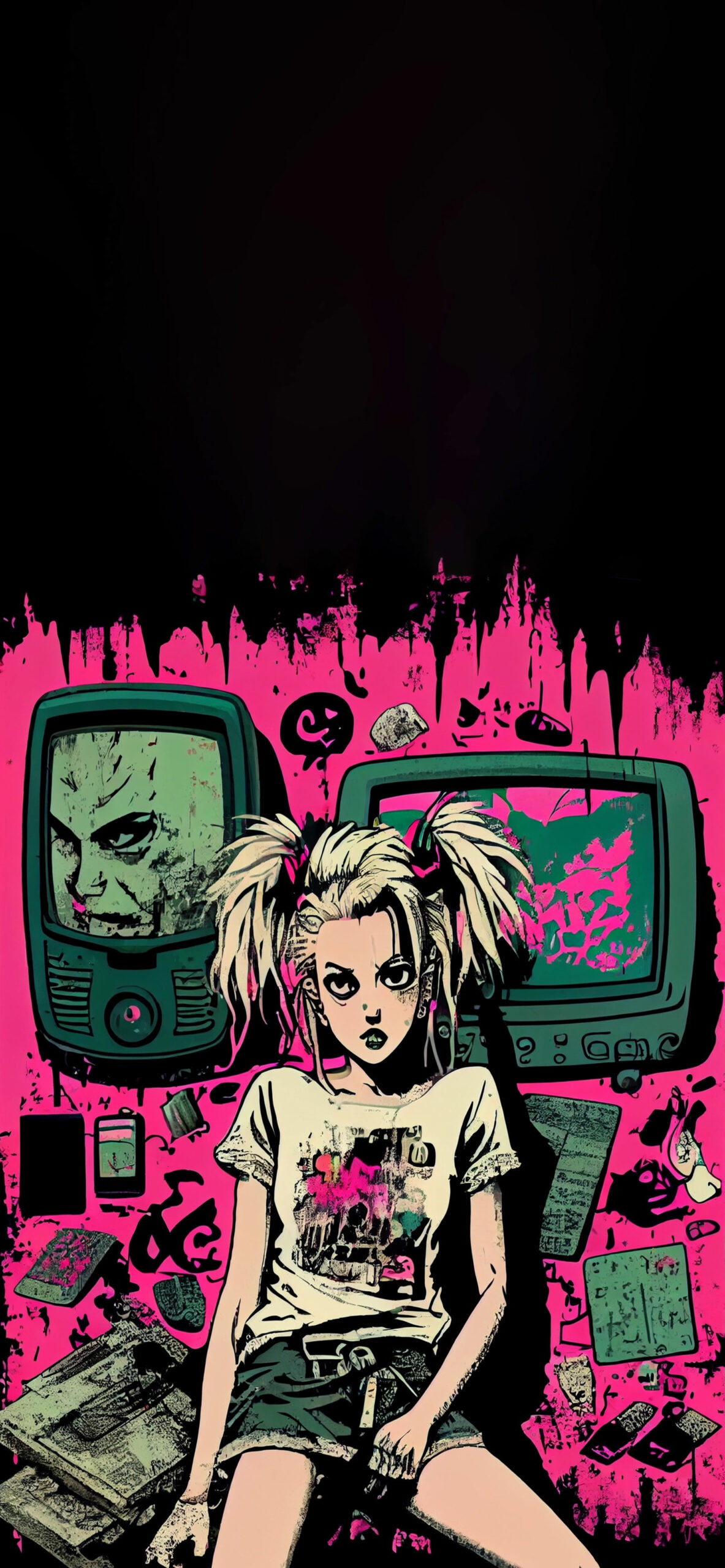 Grunge Girl Aesthetic Wallpaper