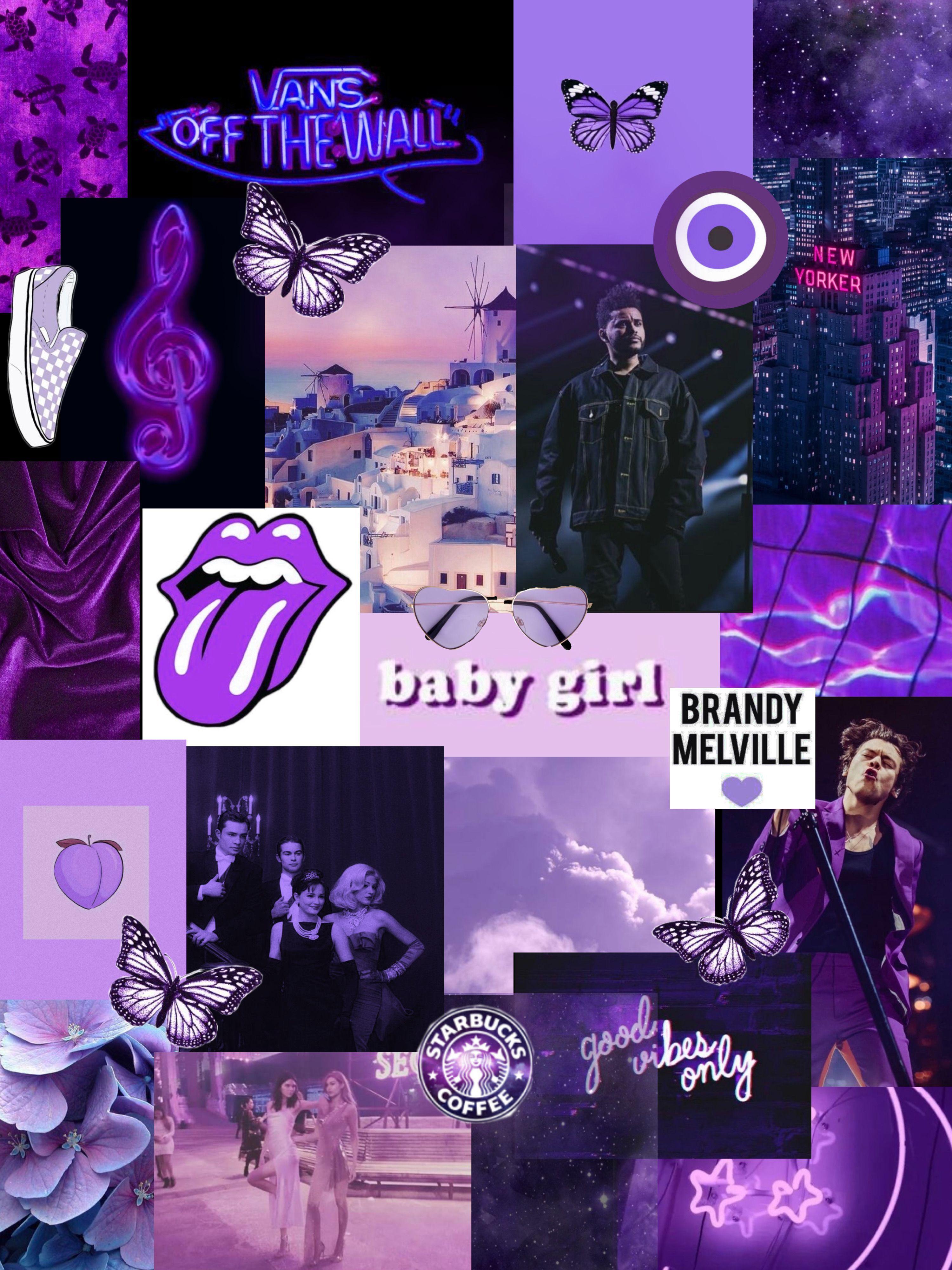 Purple Aesthetic Girl Wallpaper Free Purple Aesthetic Girl Background