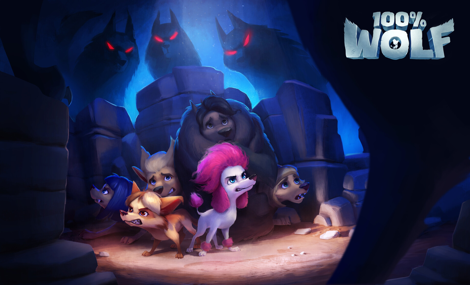 100% Wolf Legend of the Moonstone Colour Concept Art