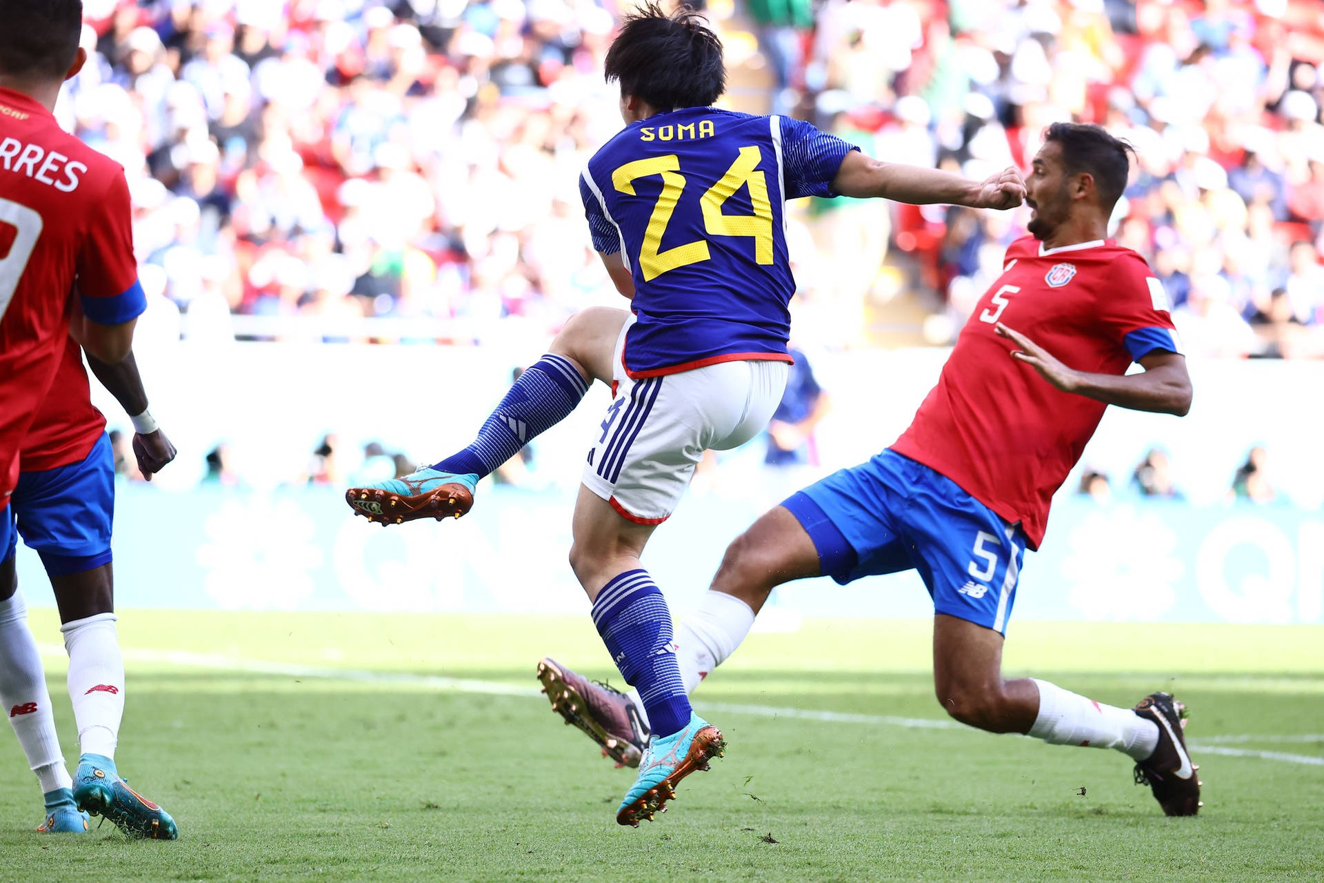Download Japan National Football Team Soma Versus Costa Rica Wallpaper