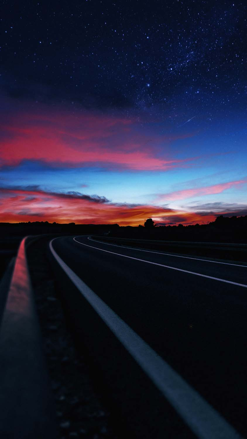 Sunset Road IPhone Wallpaper HD IPhone Wallpaper Wallpaper Download