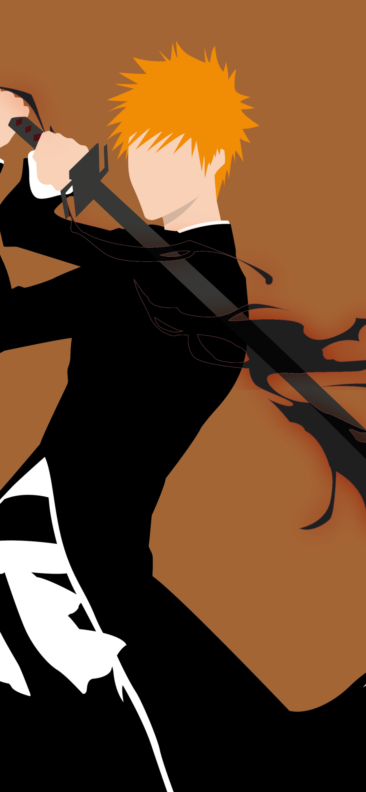 Ichigo Kurosaki Wallpaper 4K, Faceless, Bleach, Minimalist, 5K