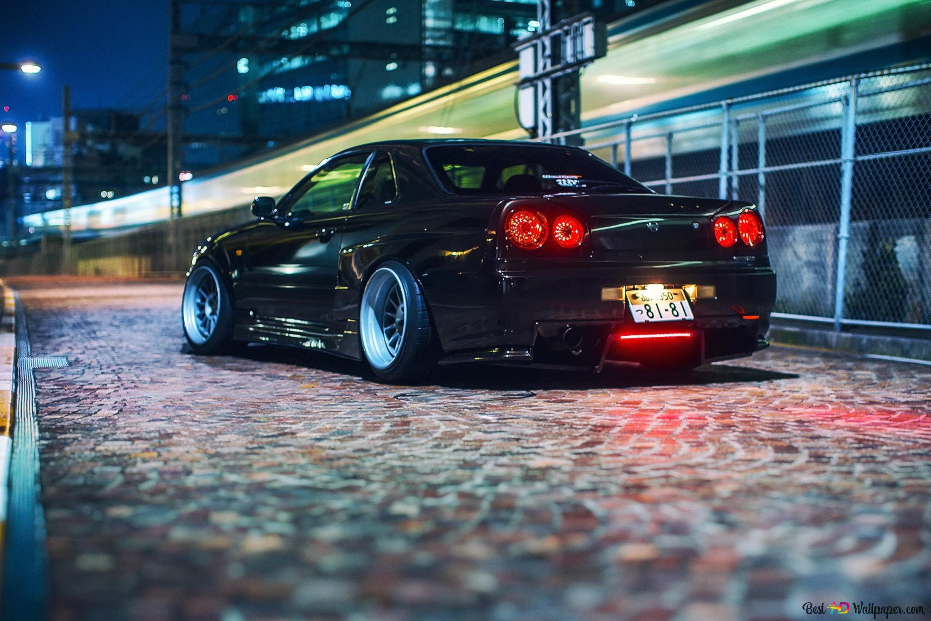 Nissan Skyline Gt R At Road 4K Wallpaper Download