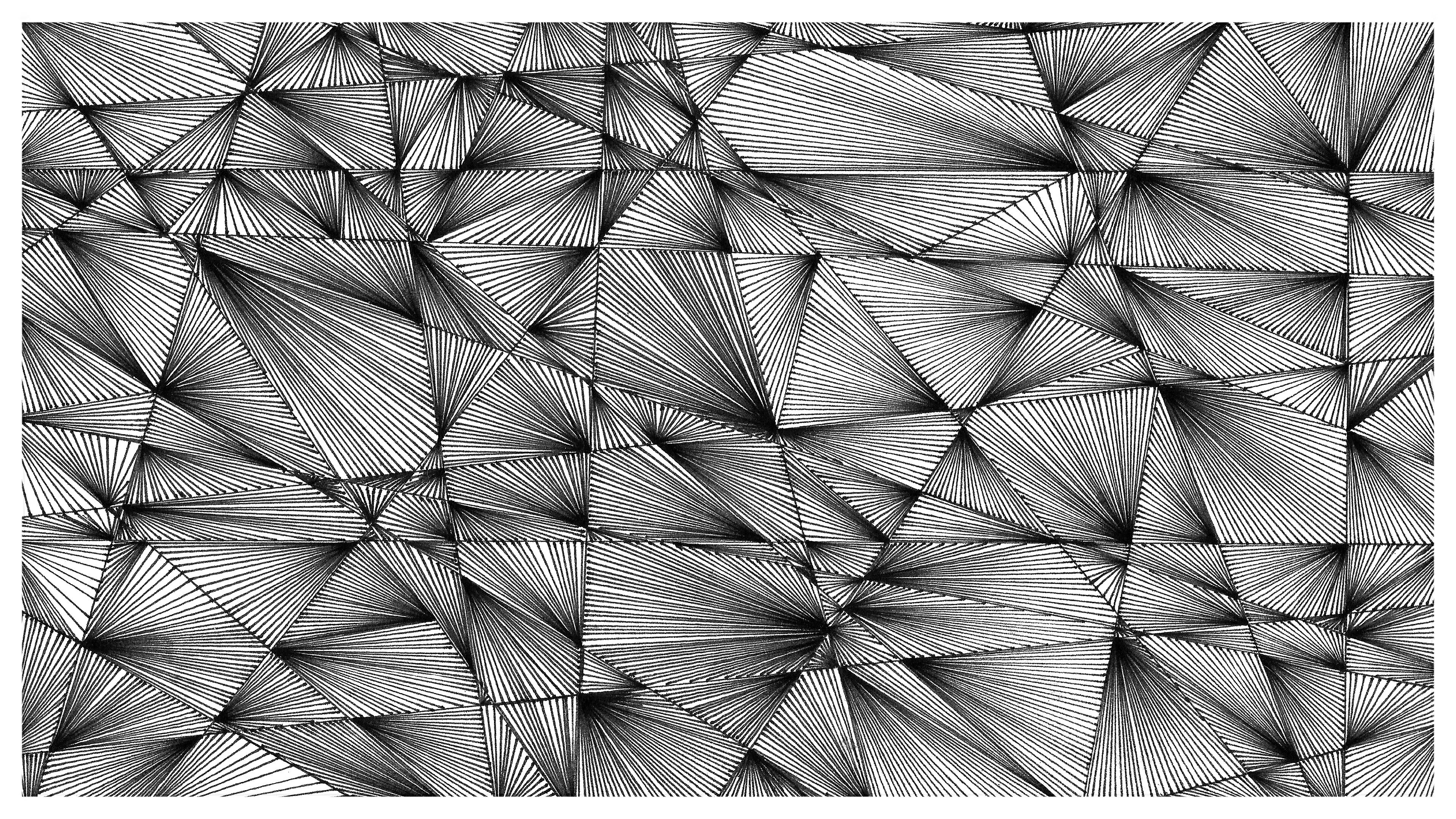 4K, line art, gray, pattern, simple background, artwork, drawing, shapes, ink, monochrome, abstract, pencil drawing Gallery HD Wallpaper