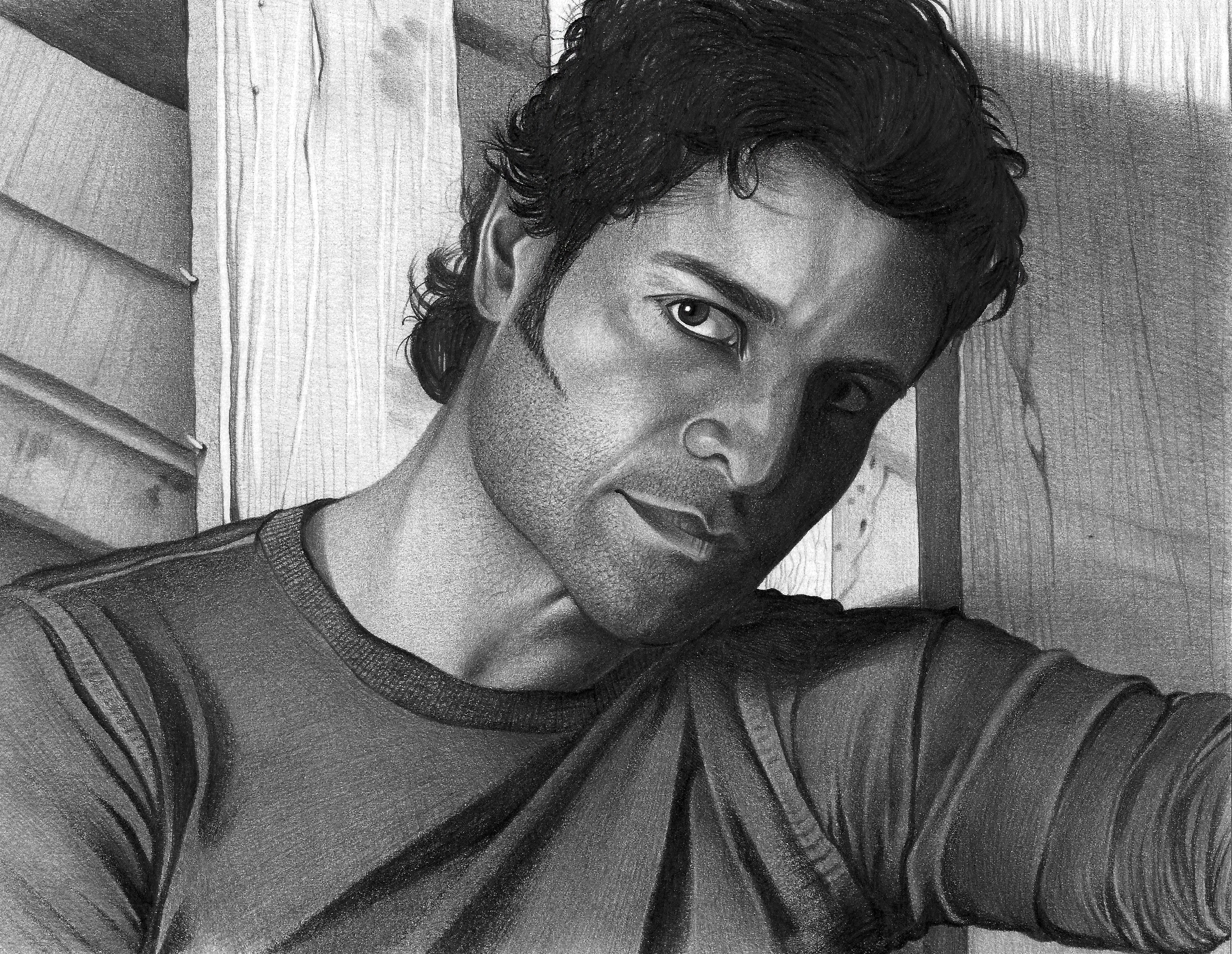 Wallpaper / chayanne drawing draw art pencil man serious 4k wallpaper free download