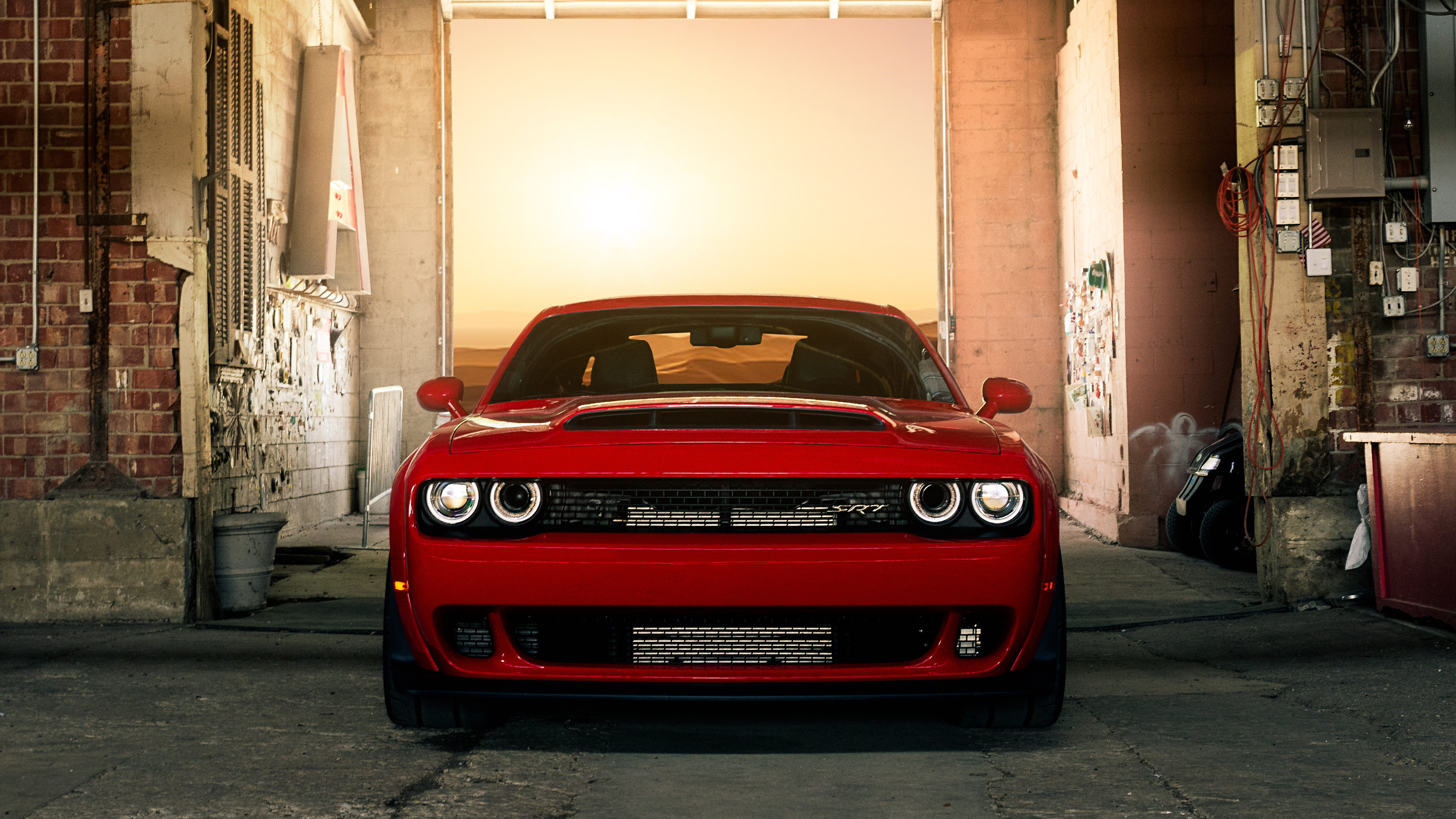 Dodge Challenger SRT Demon 4K Wallpaper Car Wallpaper
