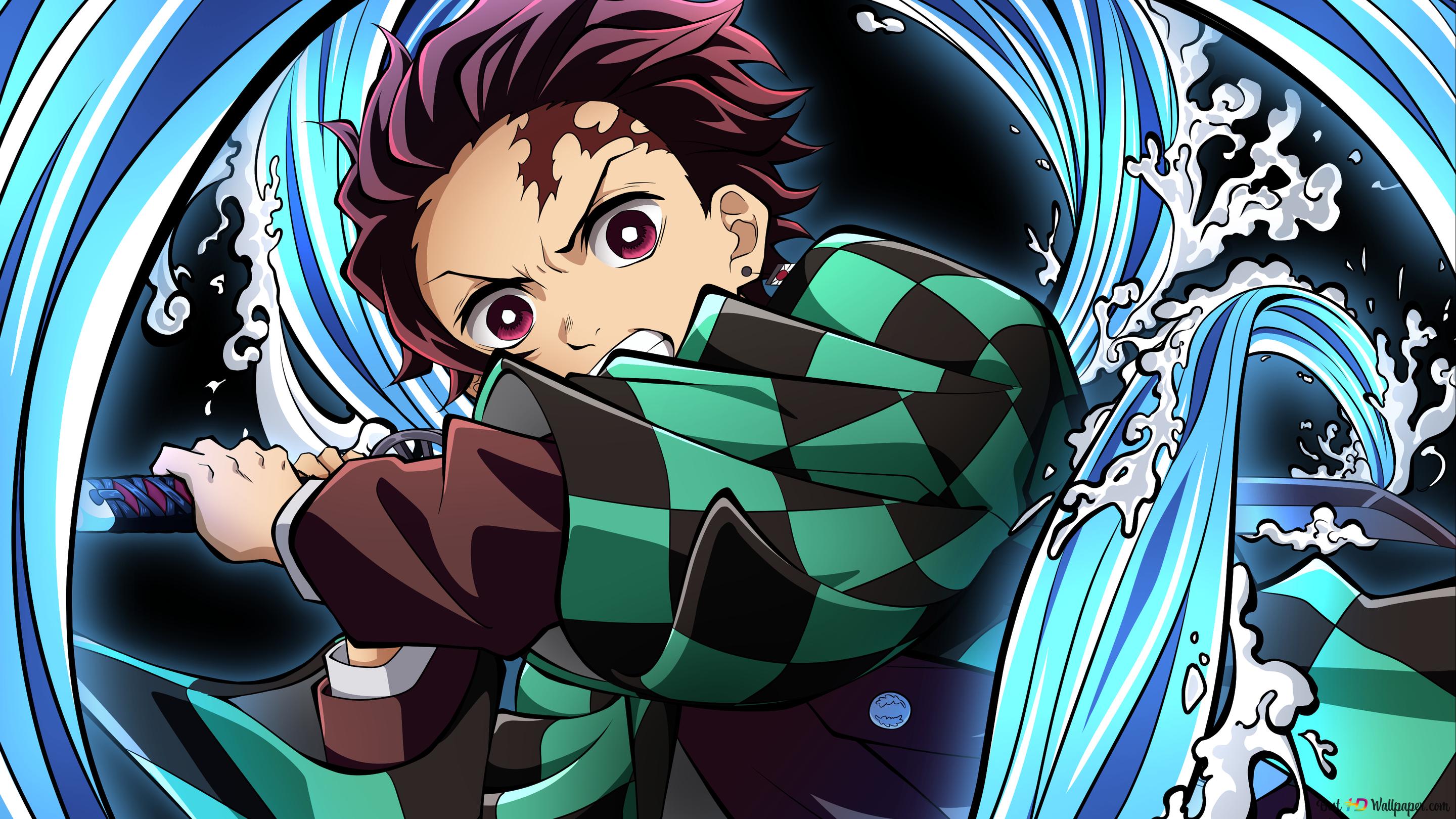 Demon slayer: kimetsu no yaiba tanjiro kamado 4K wallpaper download