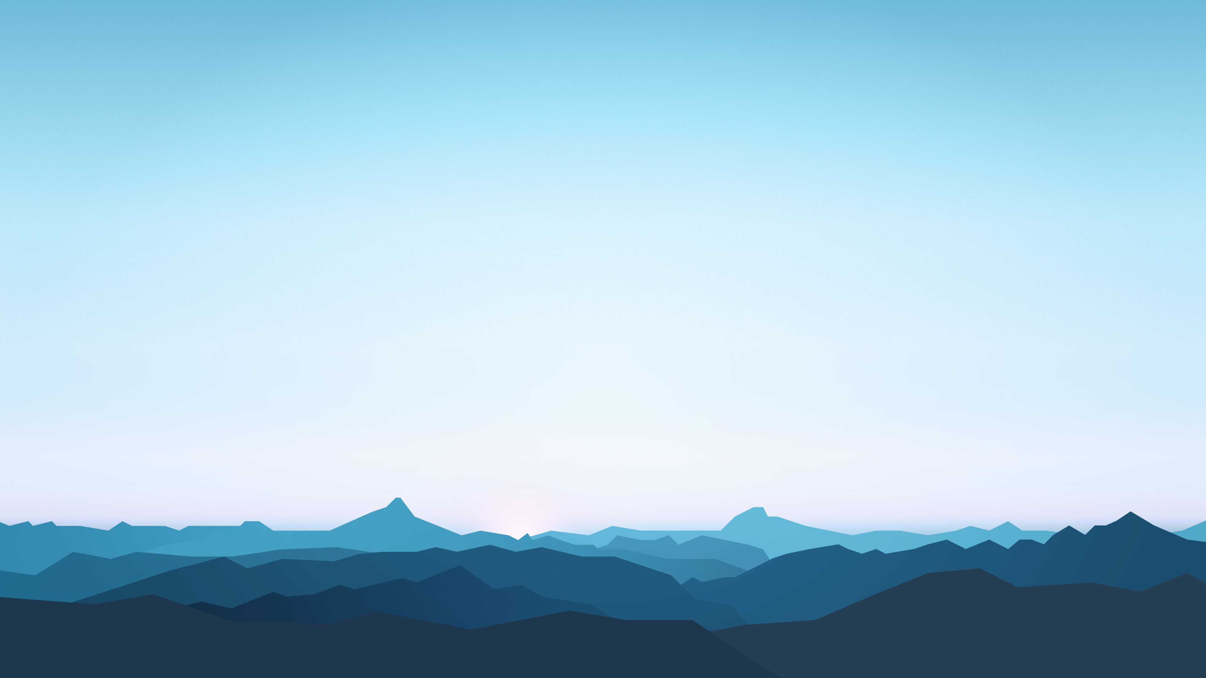 Wallpaper 4k Sleepy Mountains 4k Wallpaper